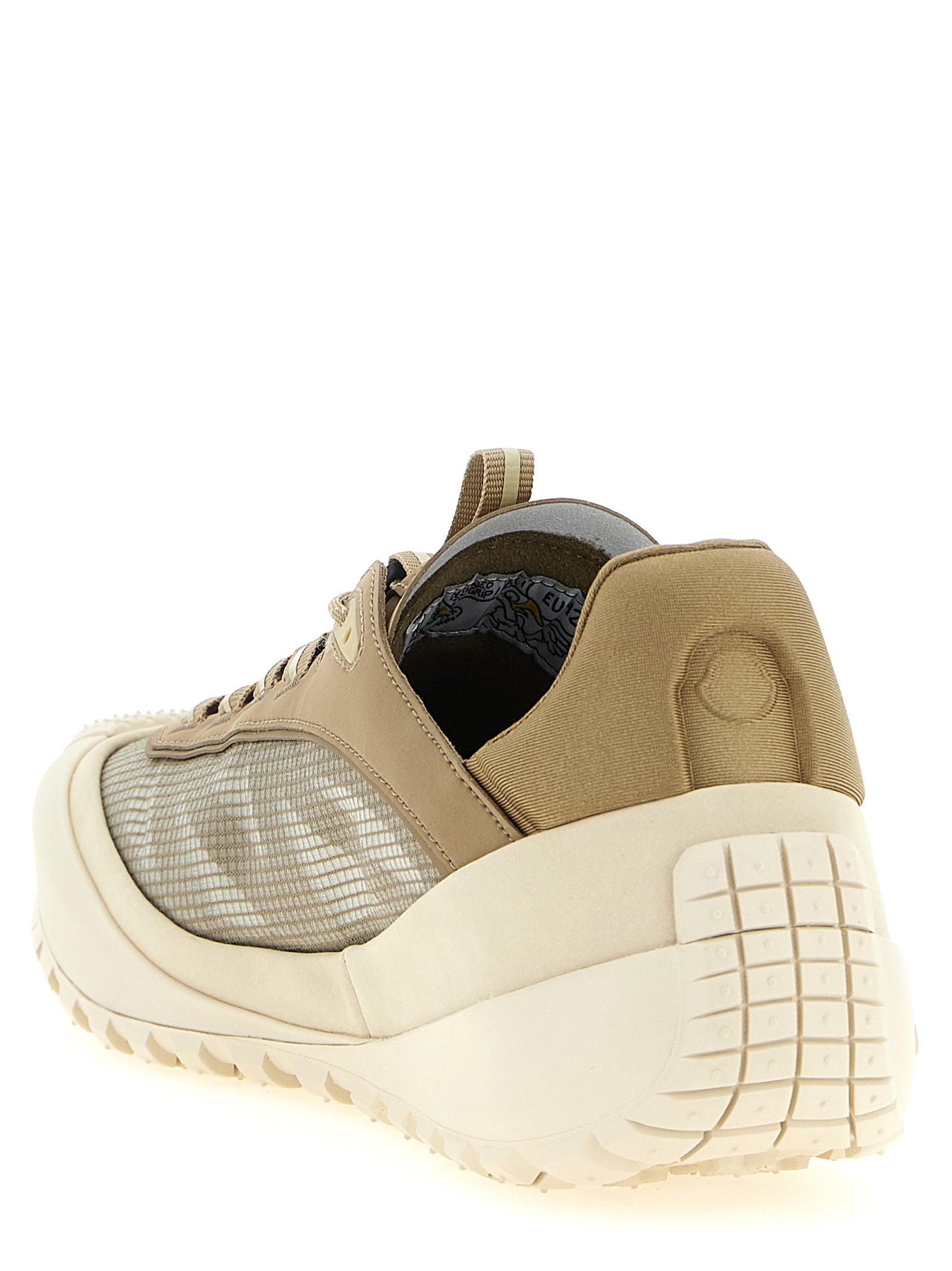 Moncler Beige Polyester Athletic Sneakers Moncler