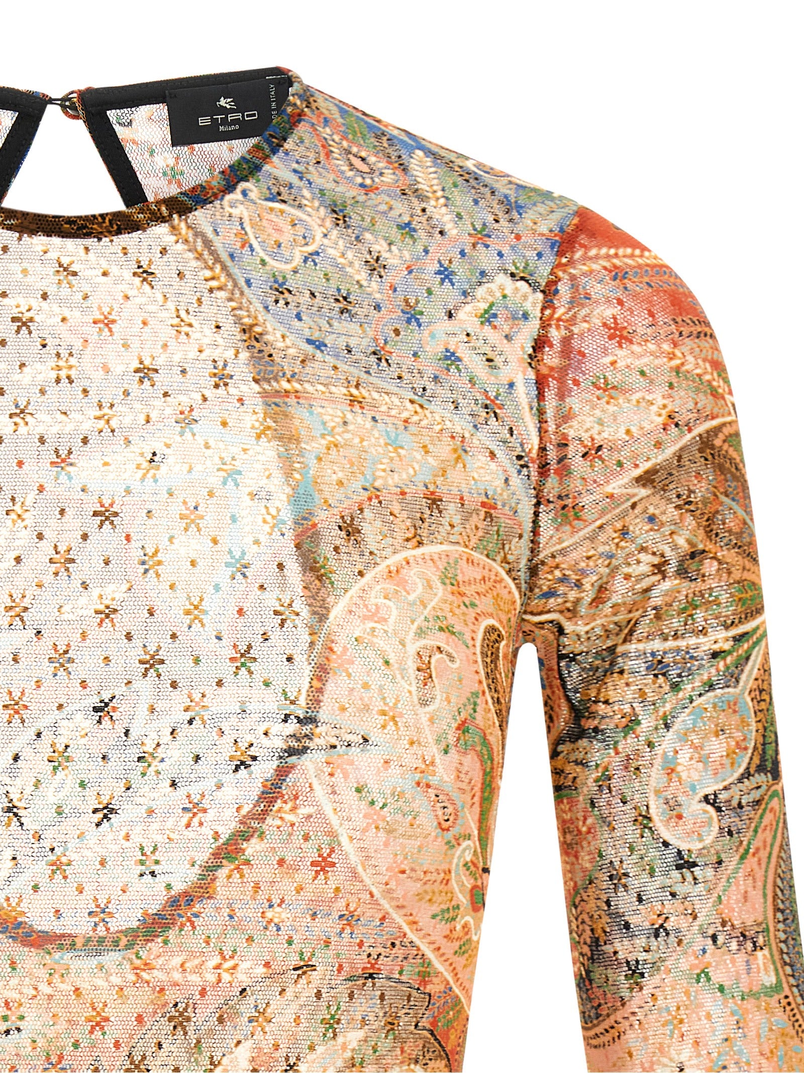 Etro Multicolor Polyamide Bodysuit Etro