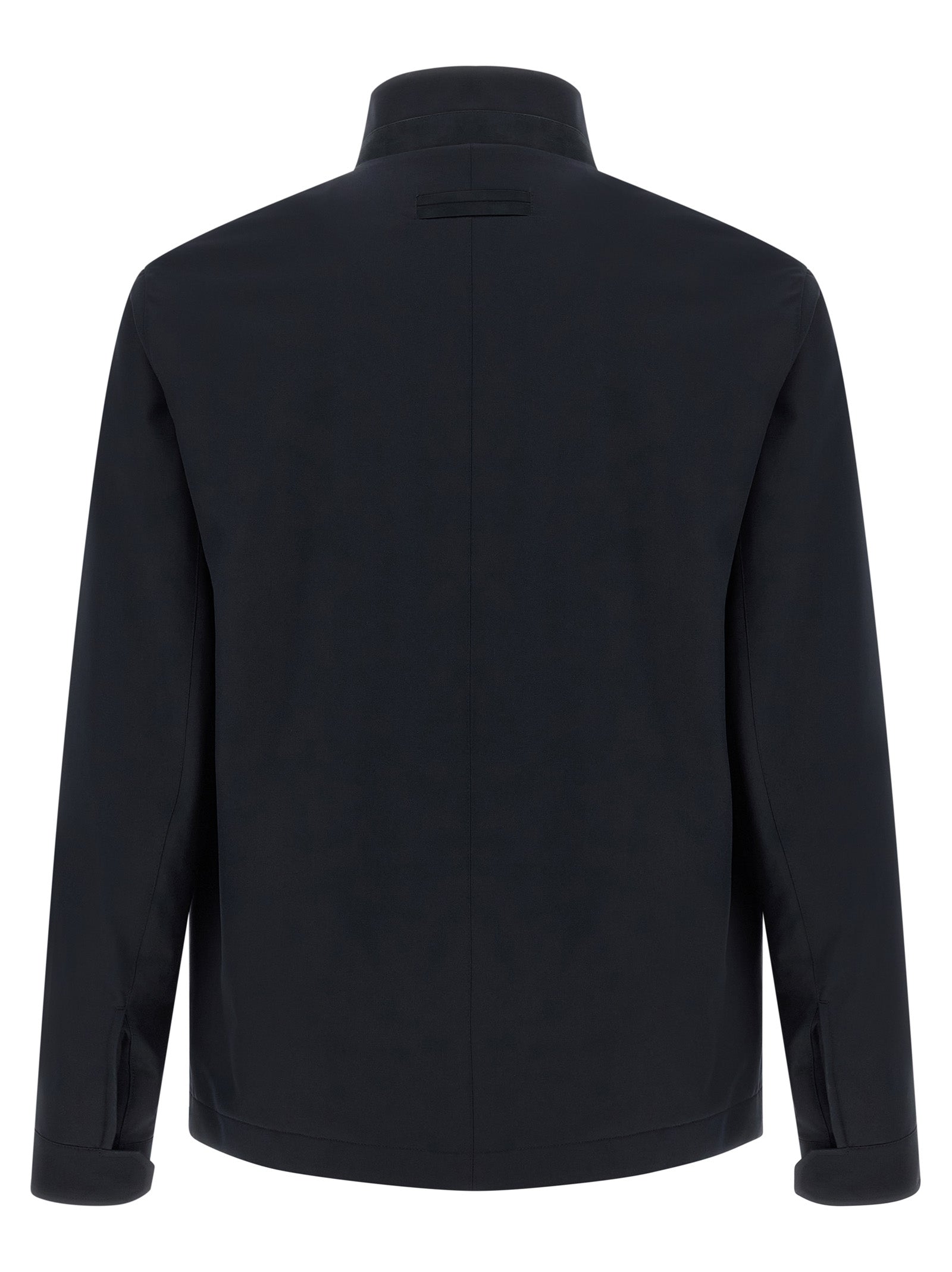 ZEGNA Blue Polyester Jacket ZEGNA