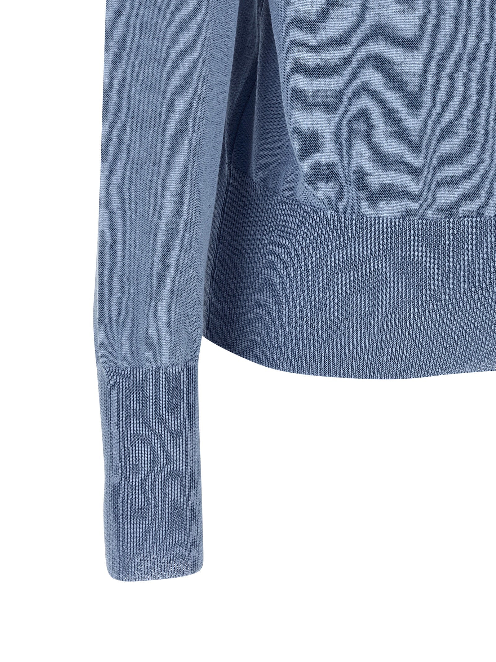 Vivienne Westwood Blue Cotton Cardigan Vivienne Westwood
