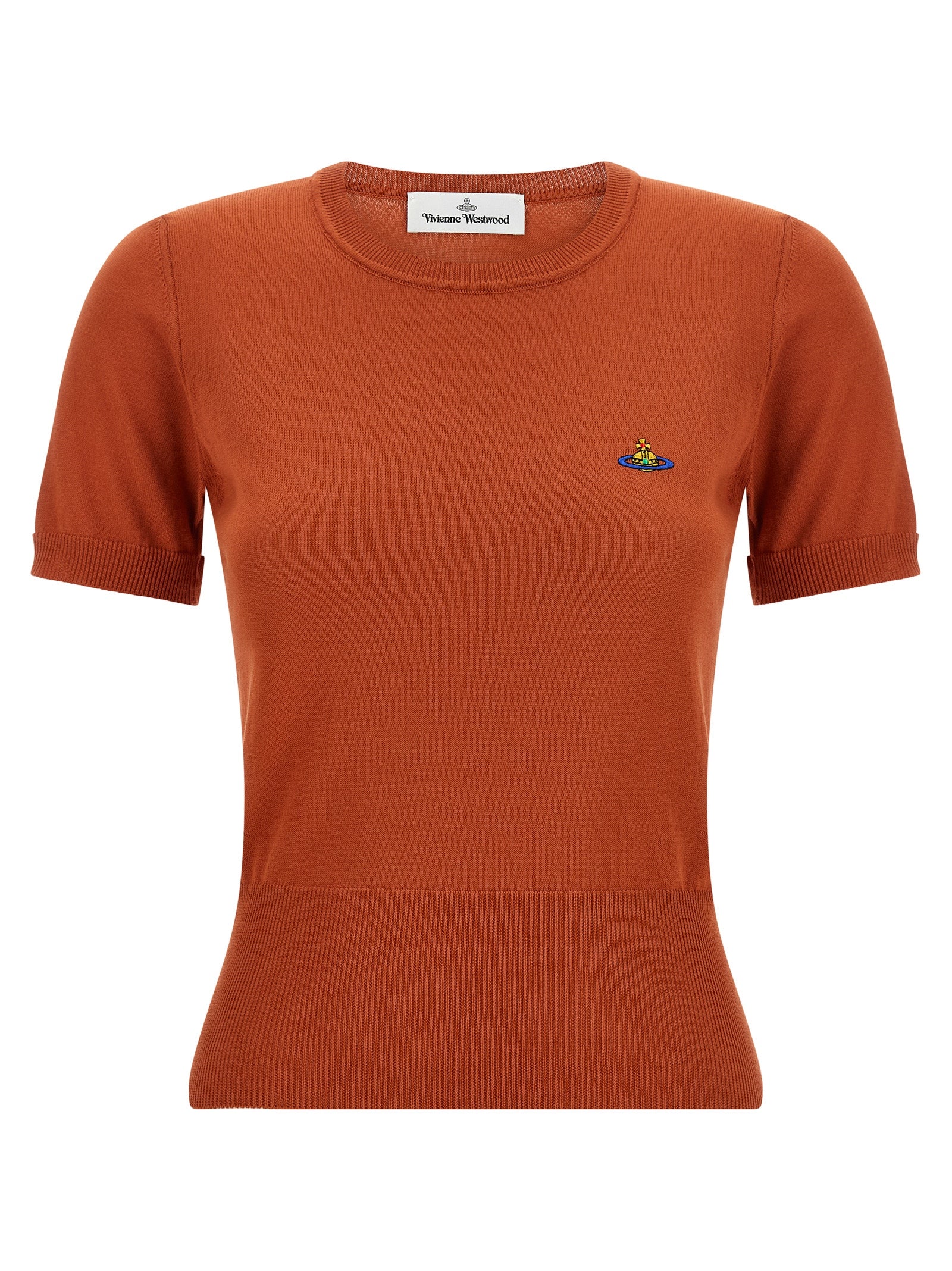 Vivienne Westwood Orange Cotton T-Shirt Vivienne Westwood