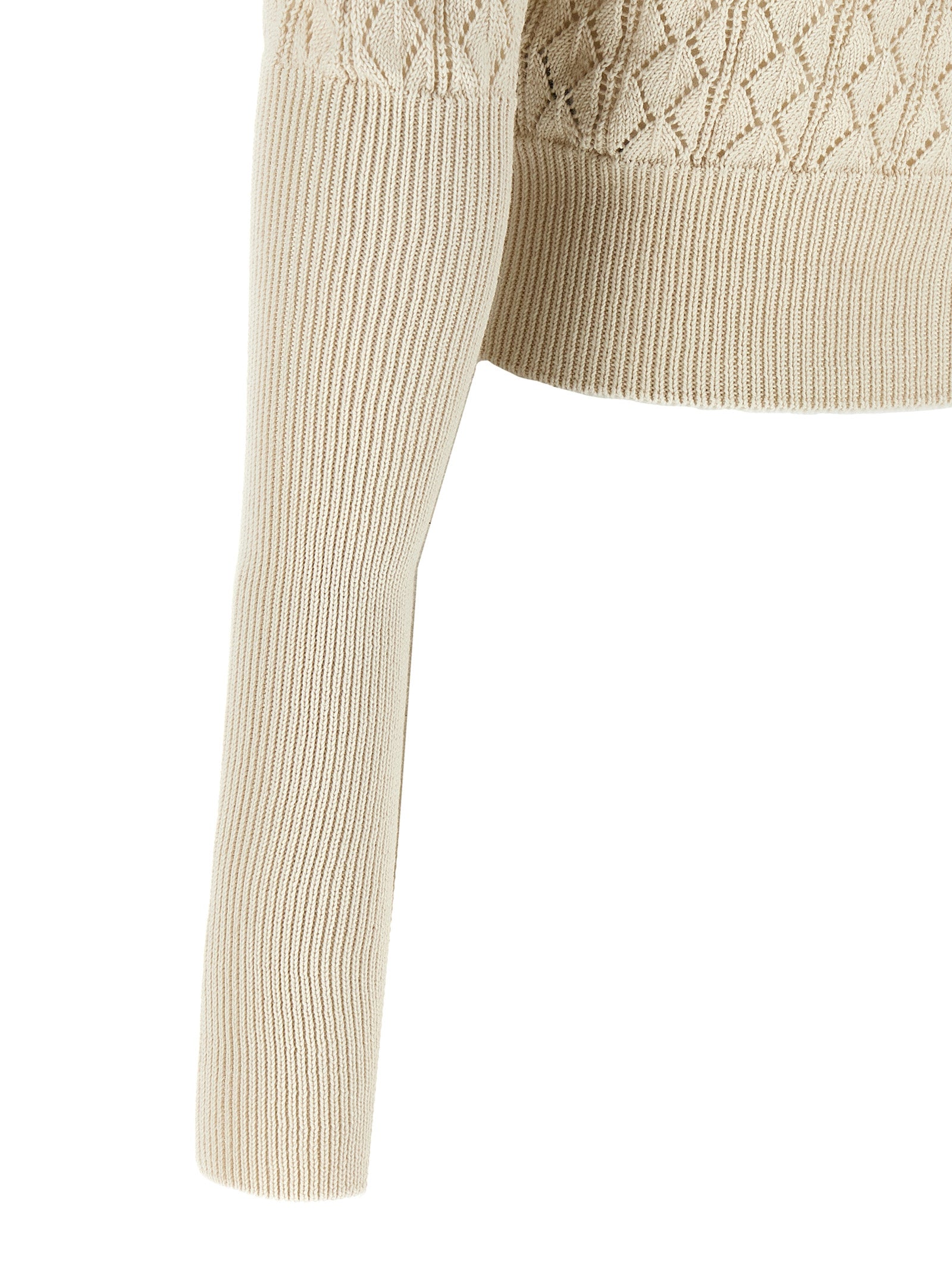 Vivienne Westwood Beige Cotton Cardigan Vivienne Westwood