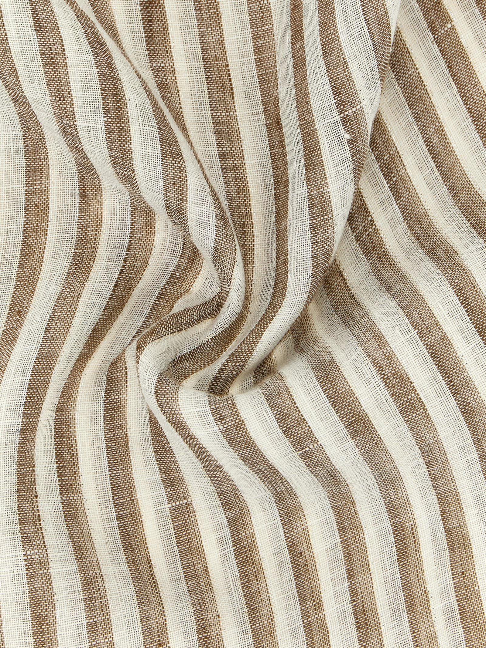 Brunello Cucinelli Brown Linen Scarf Brunello Cucinelli