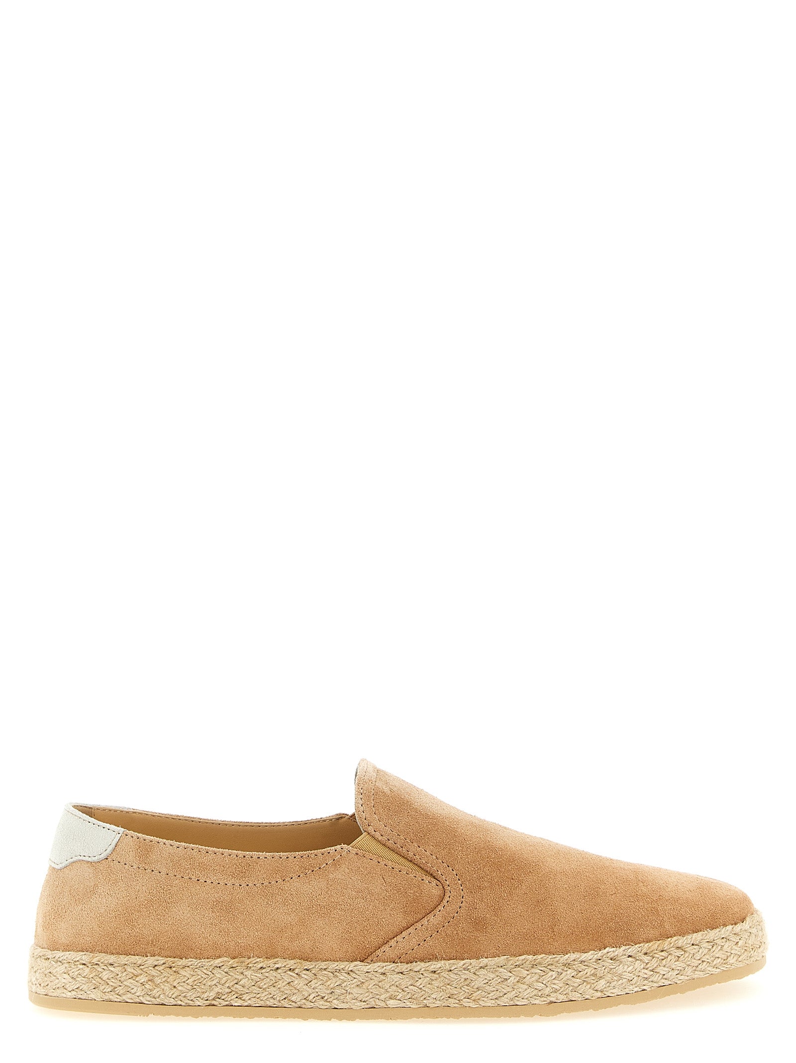 Brunello Cucinelli Beige Calfskin Espadrilles Brunello Cucinelli