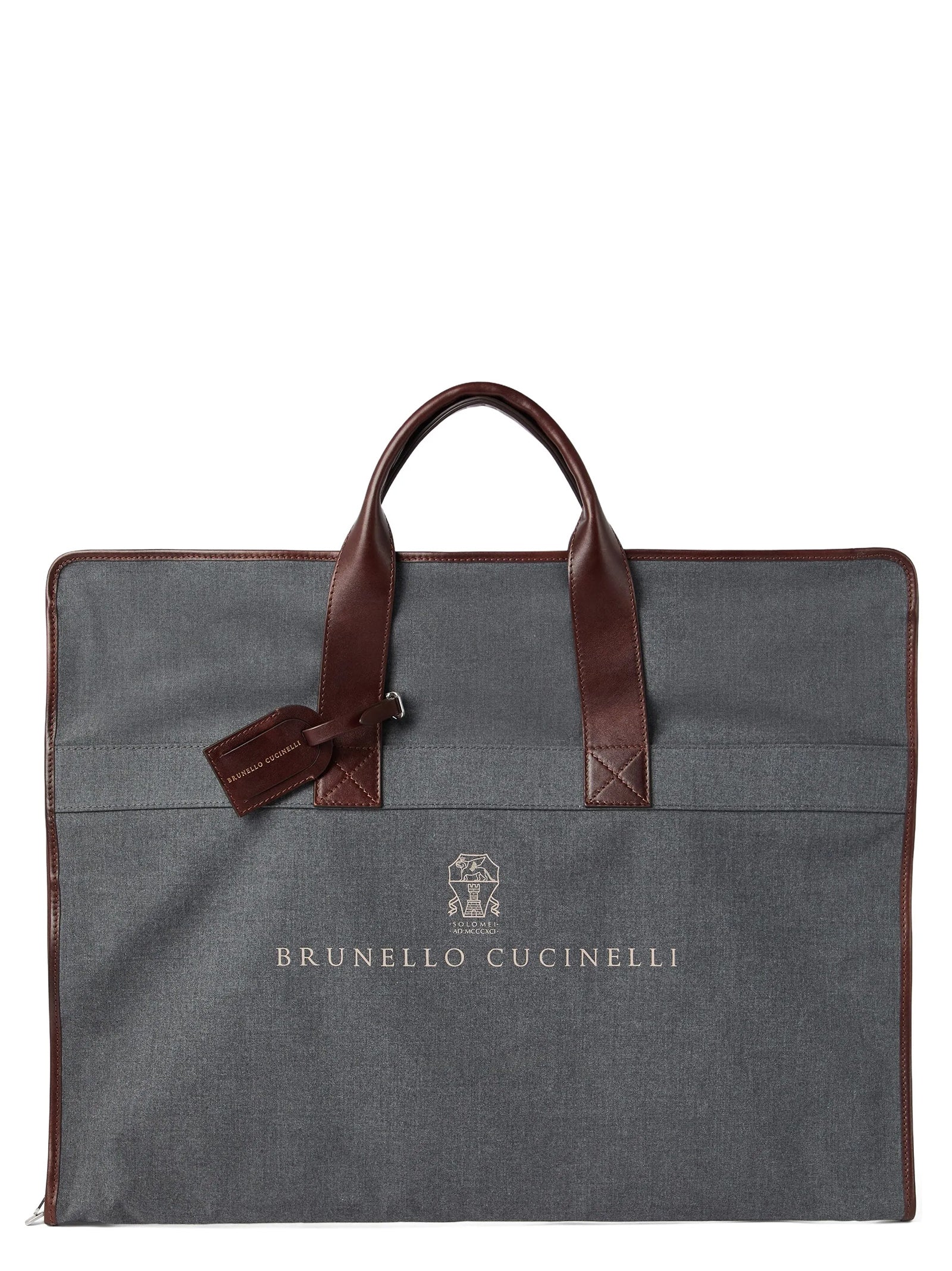 Brunello Cucinelli Gray Polyester Accessories Brunello Cucinelli