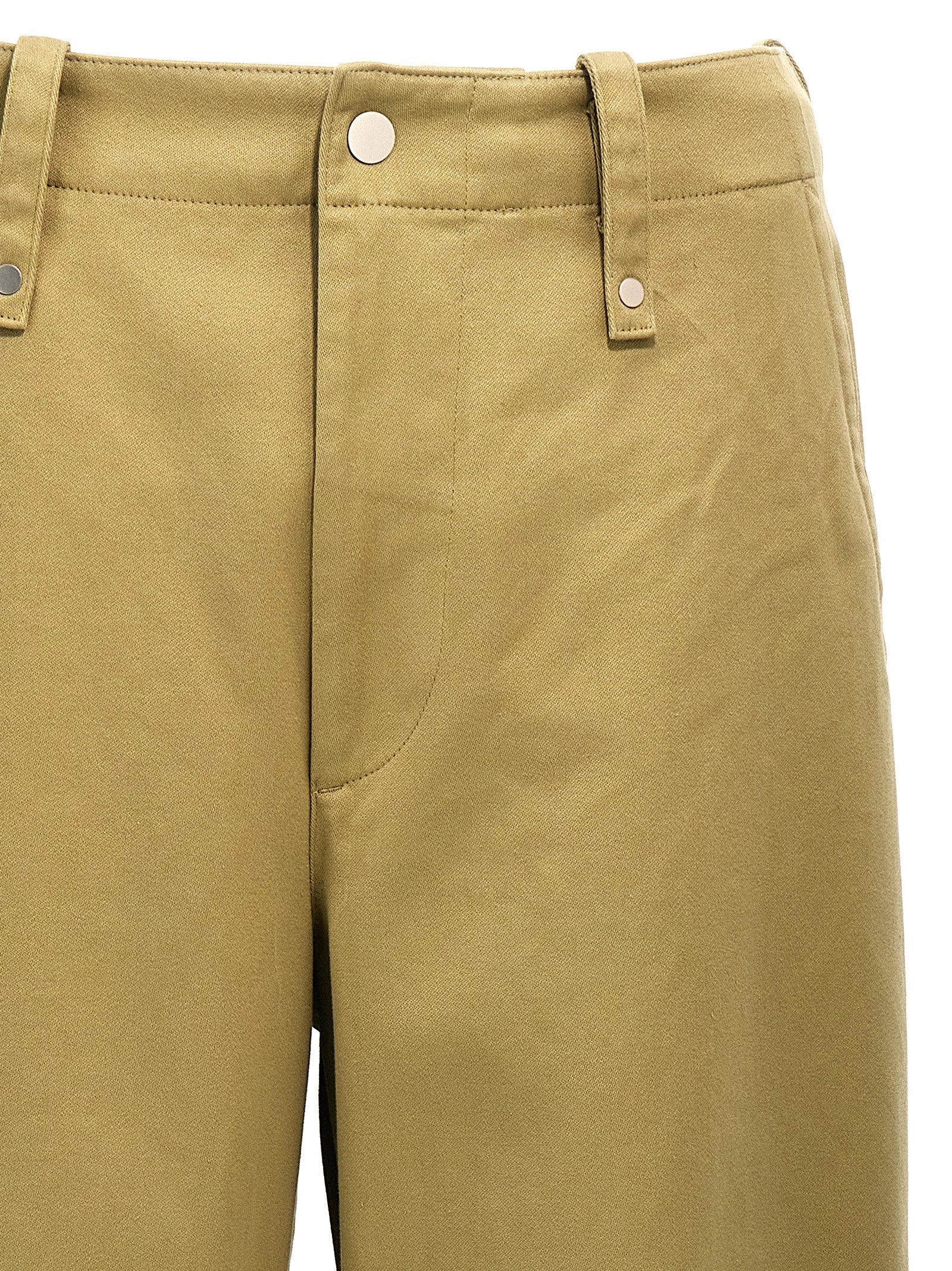 Burberry Beige Cotton Casual Pants Burberry