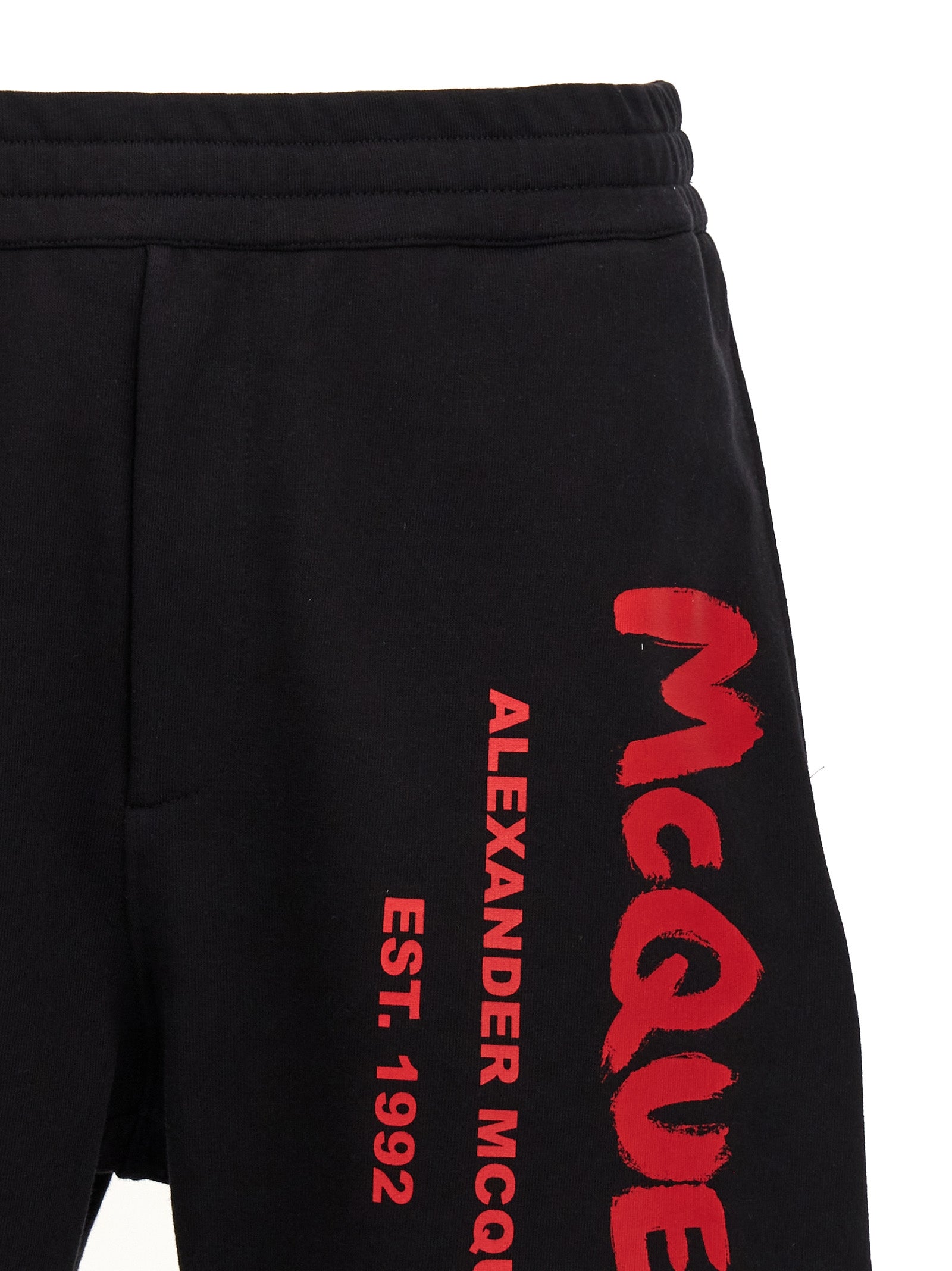 Alexander McQueen Black Cotton Bermuda Shorts Alexander McQueen