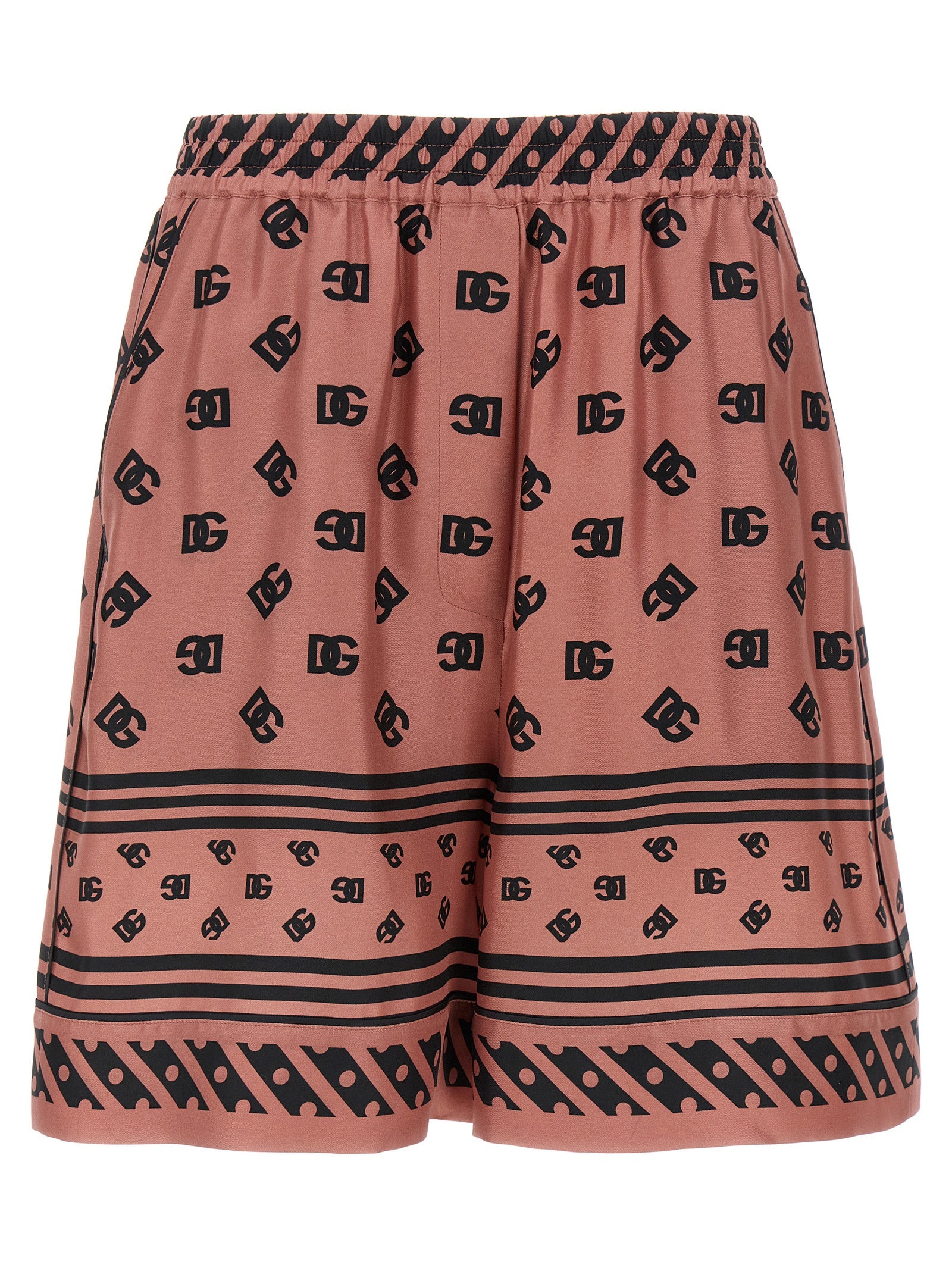 Dolce & Gabbana Multicolor Silk Bermuda Shorts Dolce & Gabbana