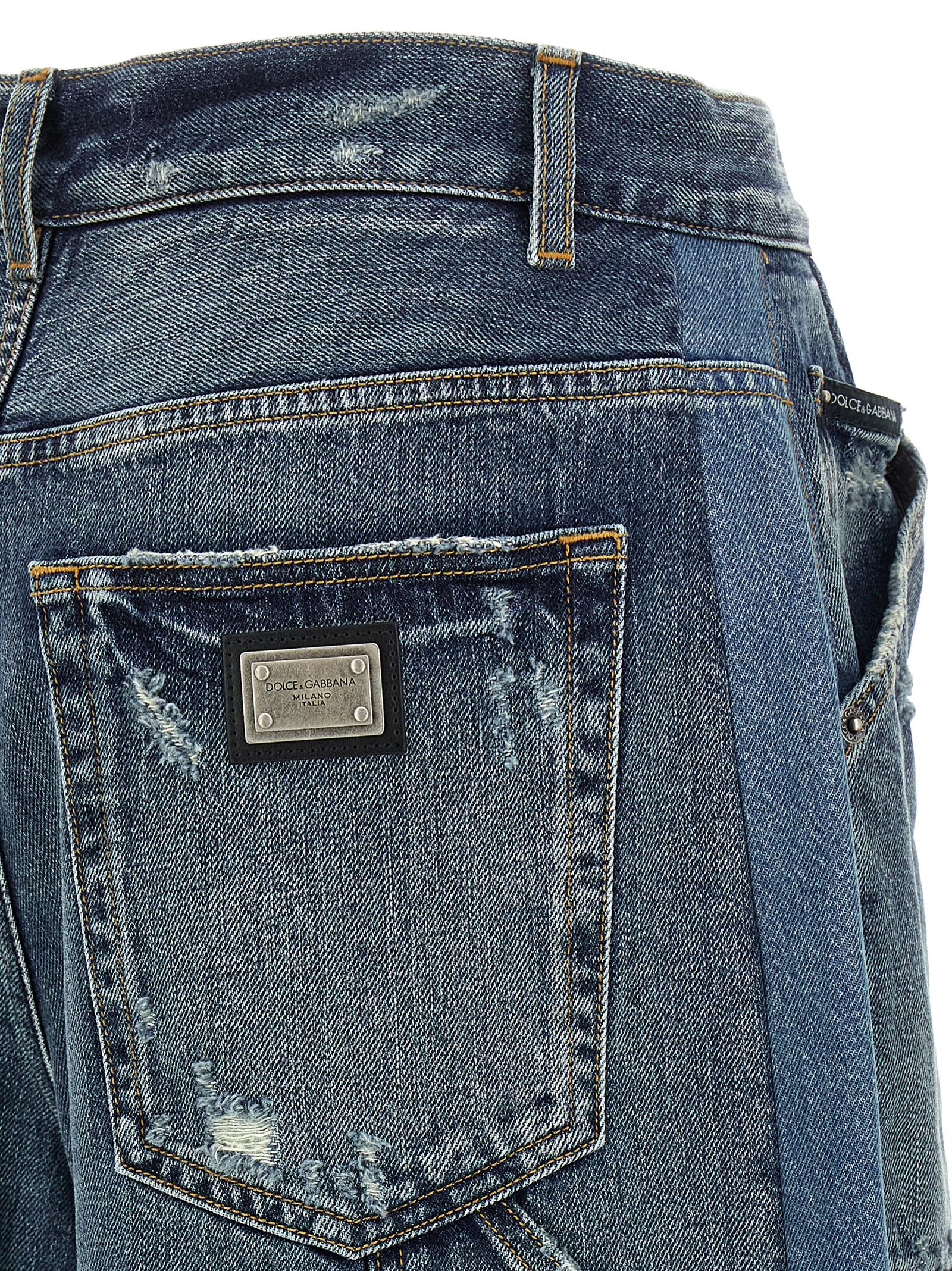 Dolce & Gabbana Blue Cotton Bermuda Shorts Dolce & Gabbana