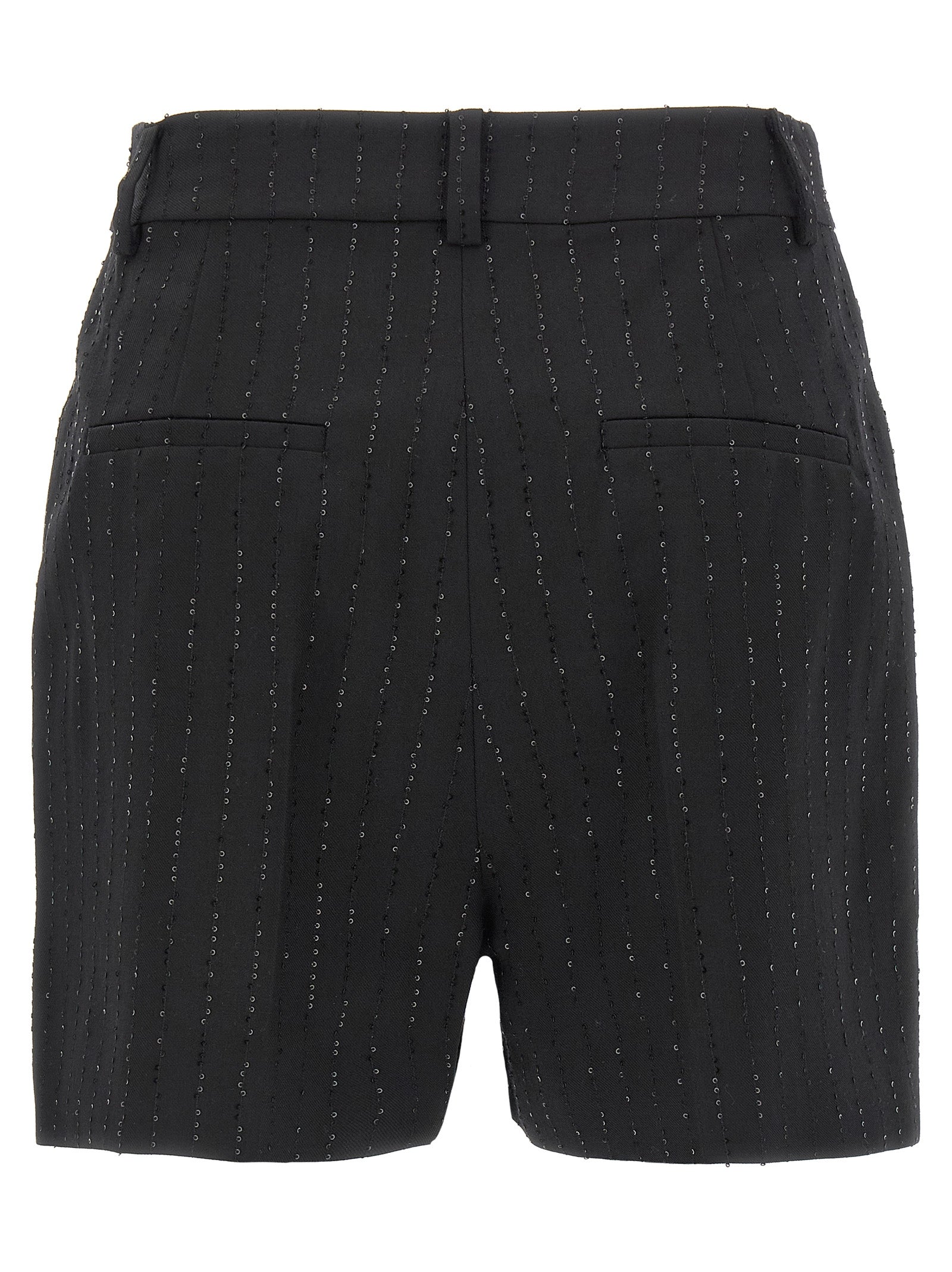 Max Mara Black Virgin Wool Bermuda Shorts Max Mara