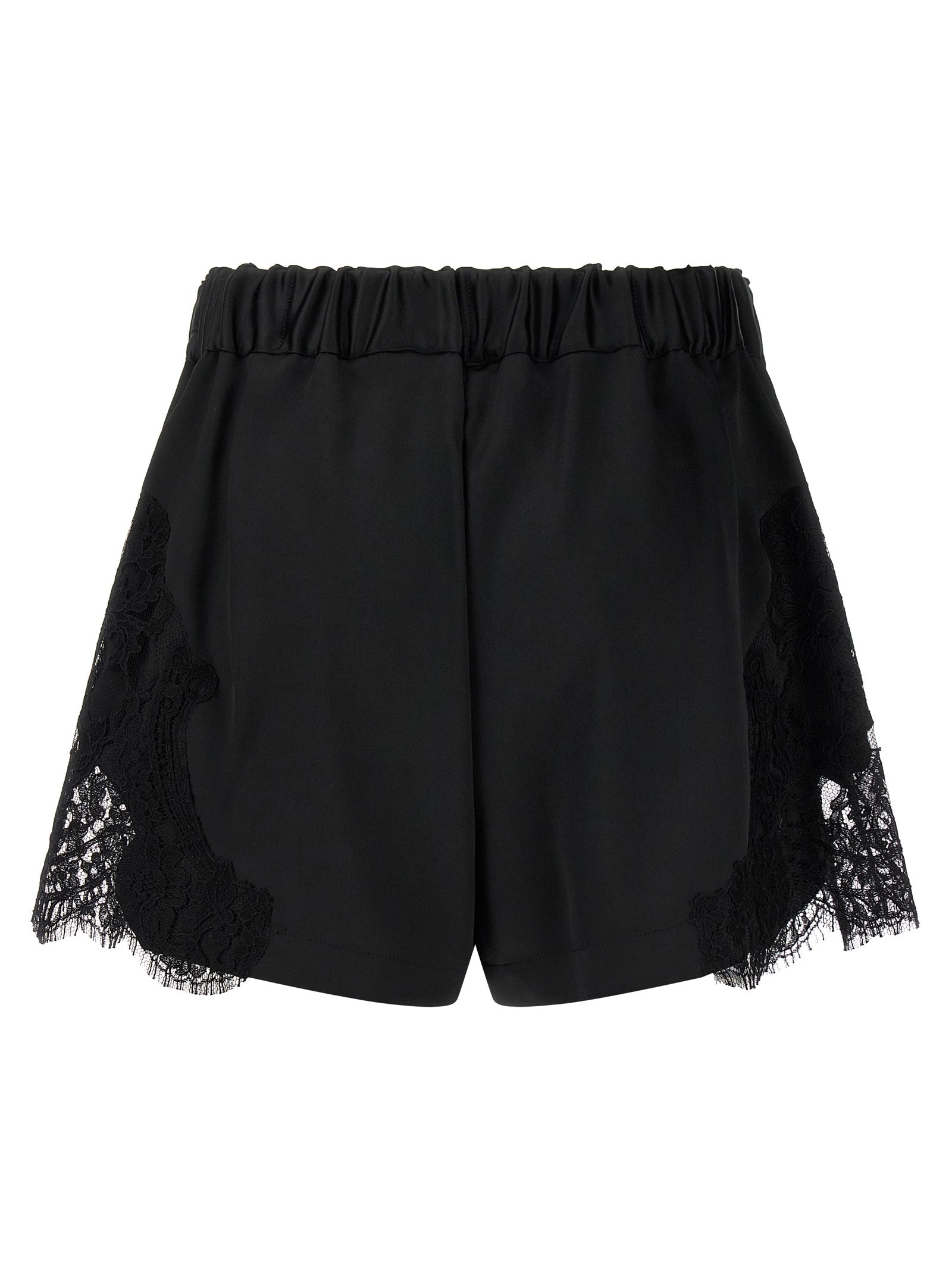 Versace Black Nylon Bermuda Shorts Versace