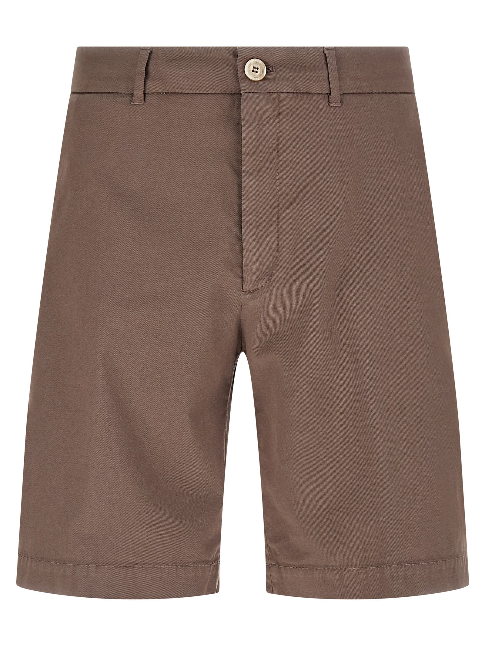 Brunello Cucinelli Brown Cotton Bermuda Shorts Brunello Cucinelli