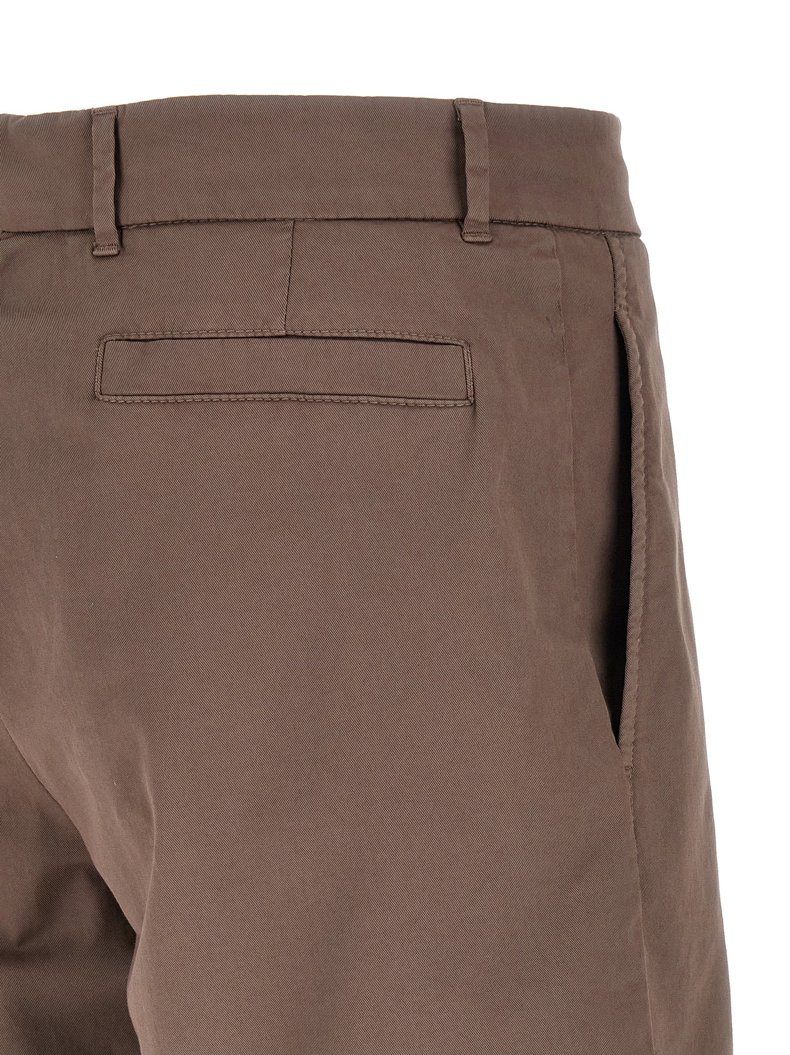 Brunello Cucinelli Brown Cotton Bermuda Shorts Brunello Cucinelli