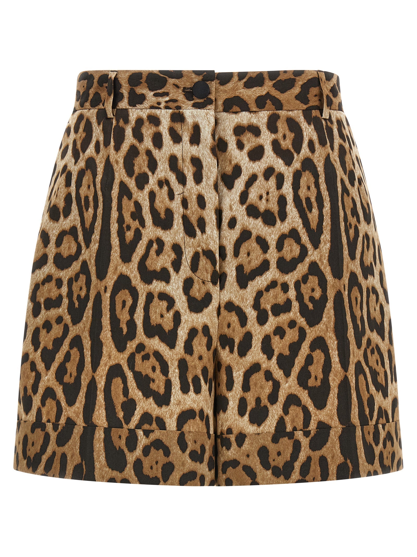 Dolce & Gabbana Brown Cotton Bermuda Shorts Dolce & Gabbana