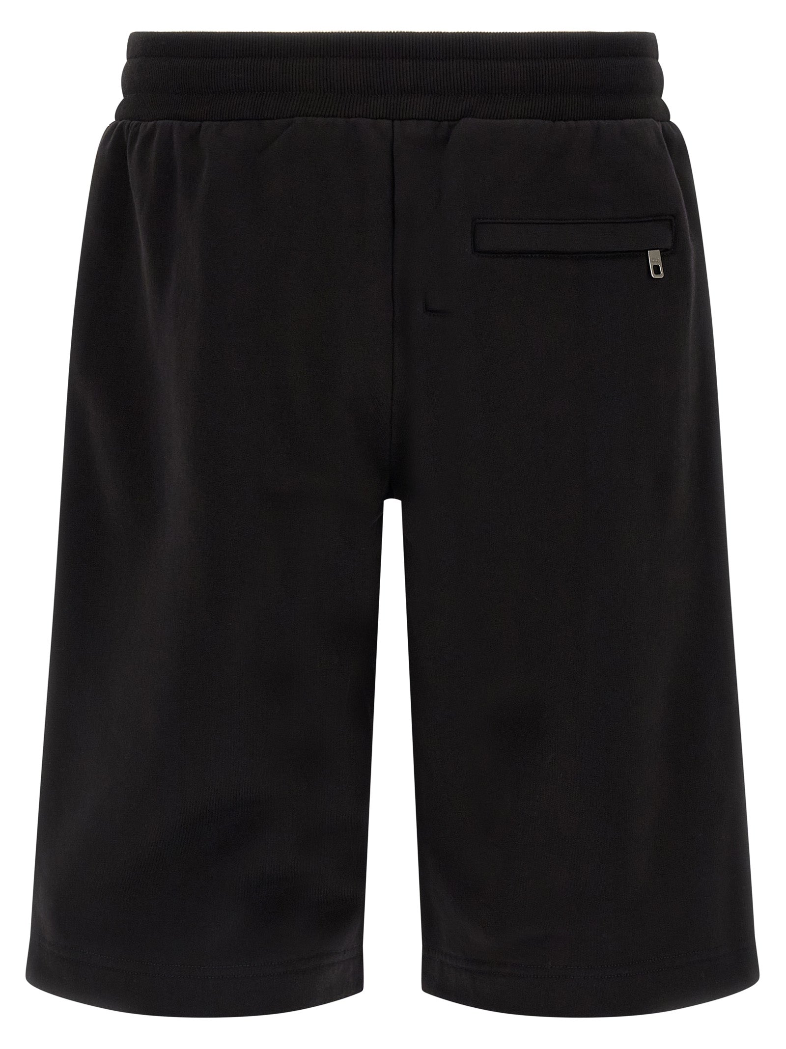 Dolce & Gabbana Black Cotton Bermuda Shorts Dolce & Gabbana