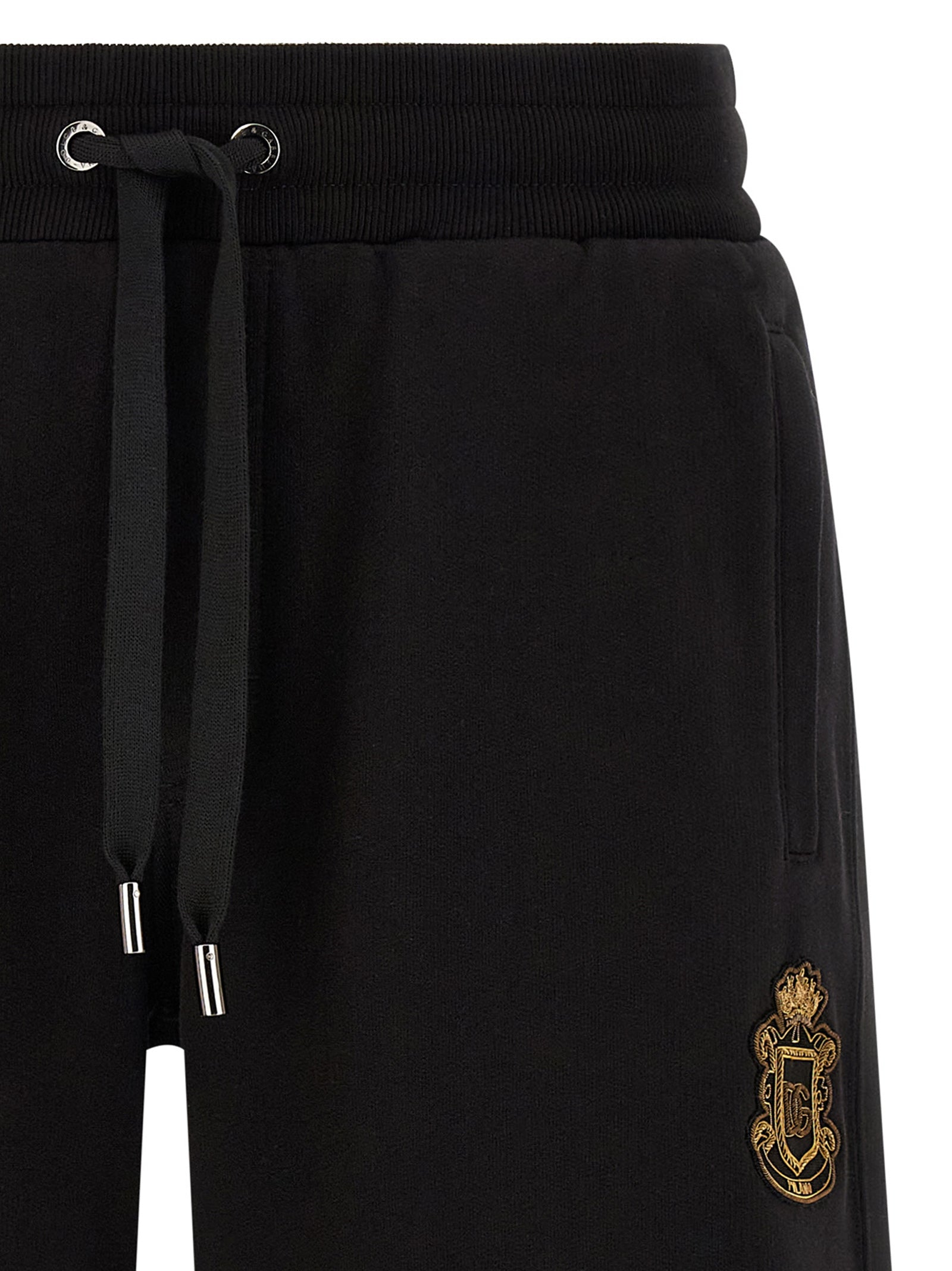 Dolce & Gabbana Black Cotton Bermuda Shorts Dolce & Gabbana