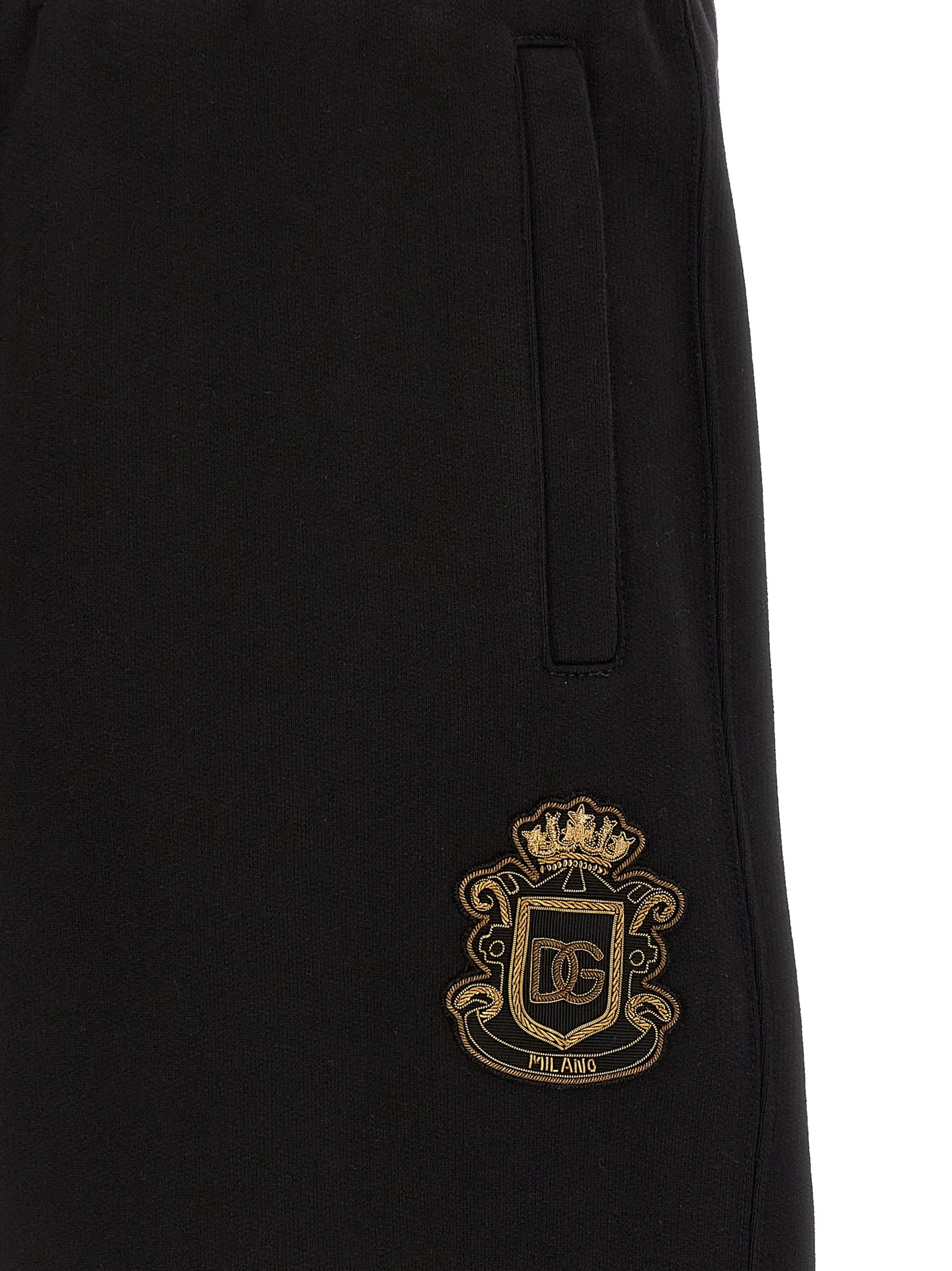 Dolce & Gabbana Black Cotton Bermuda Shorts Dolce & Gabbana