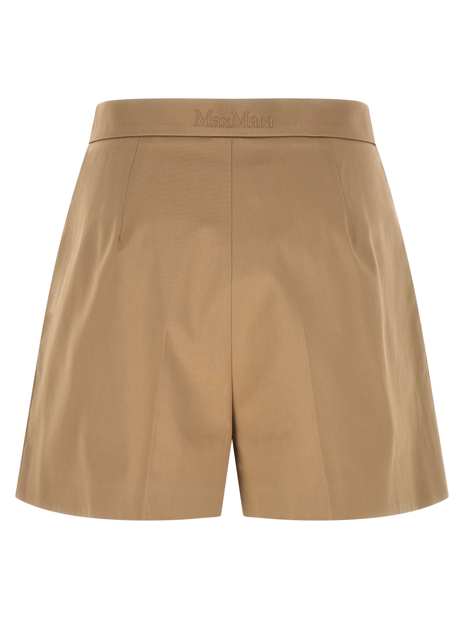 Max Mara Beige Cotton Bermuda Shorts Max Mara