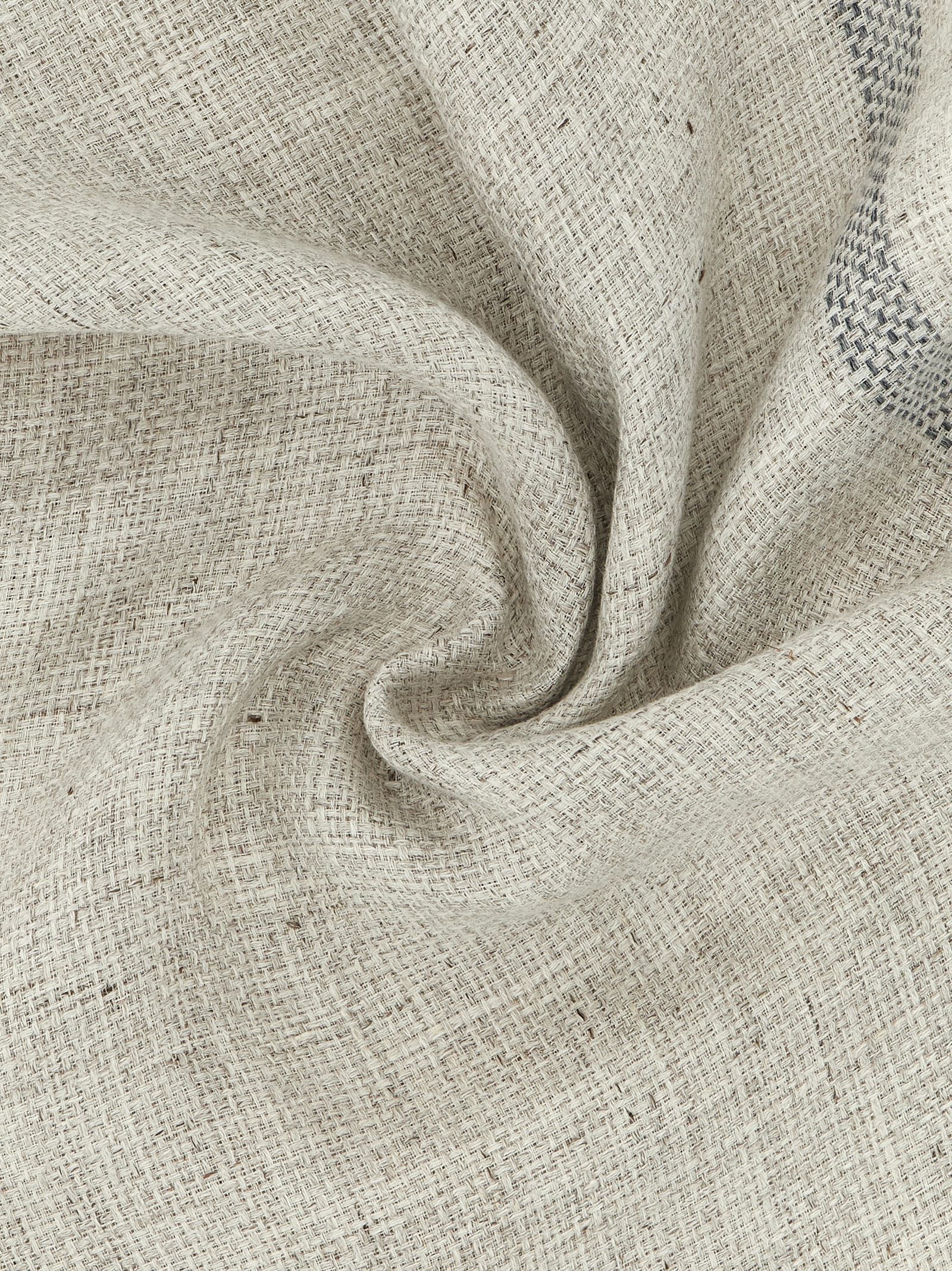 Brunello Cucinelli Gray Linen Scarf Brunello Cucinelli