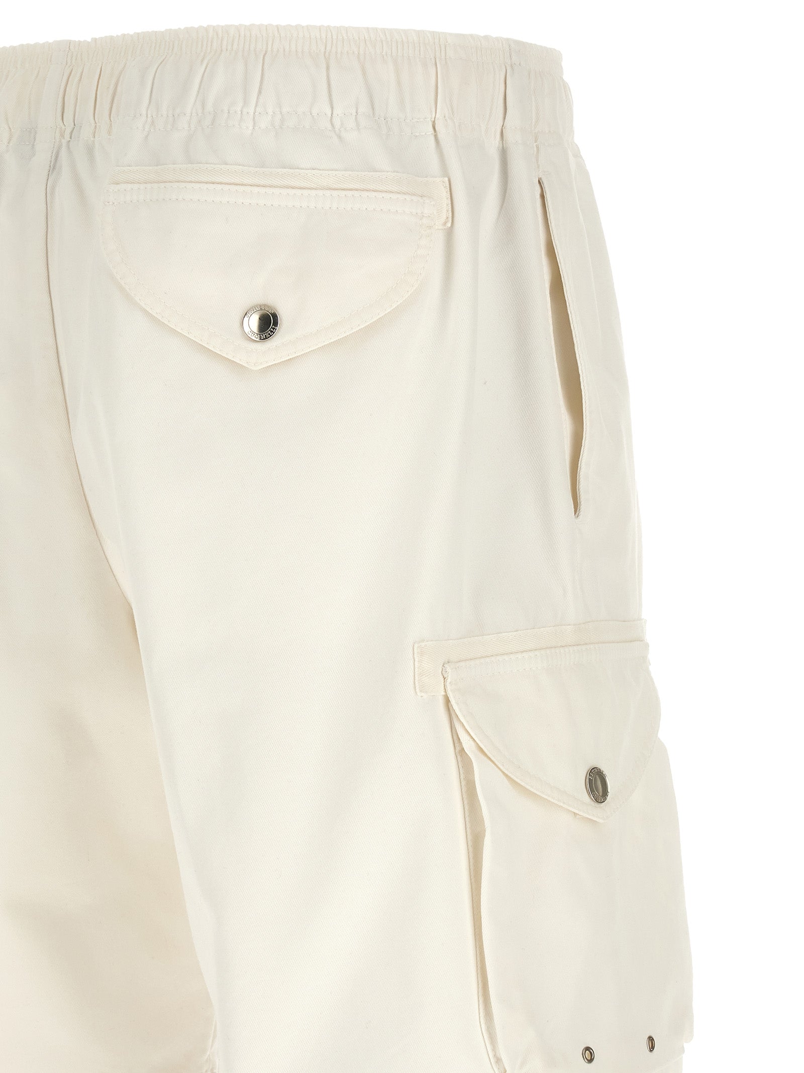 Brunello Cucinelli White Cotton Bermuda Shorts