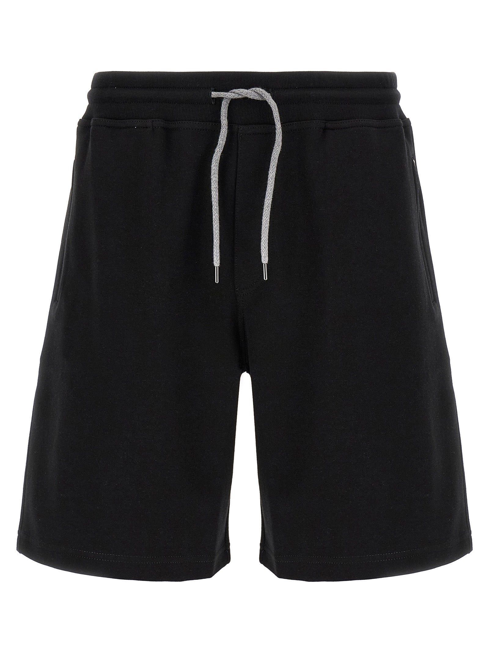 Brunello Cucinelli Black Cotton Bermuda Shorts Brunello Cucinelli