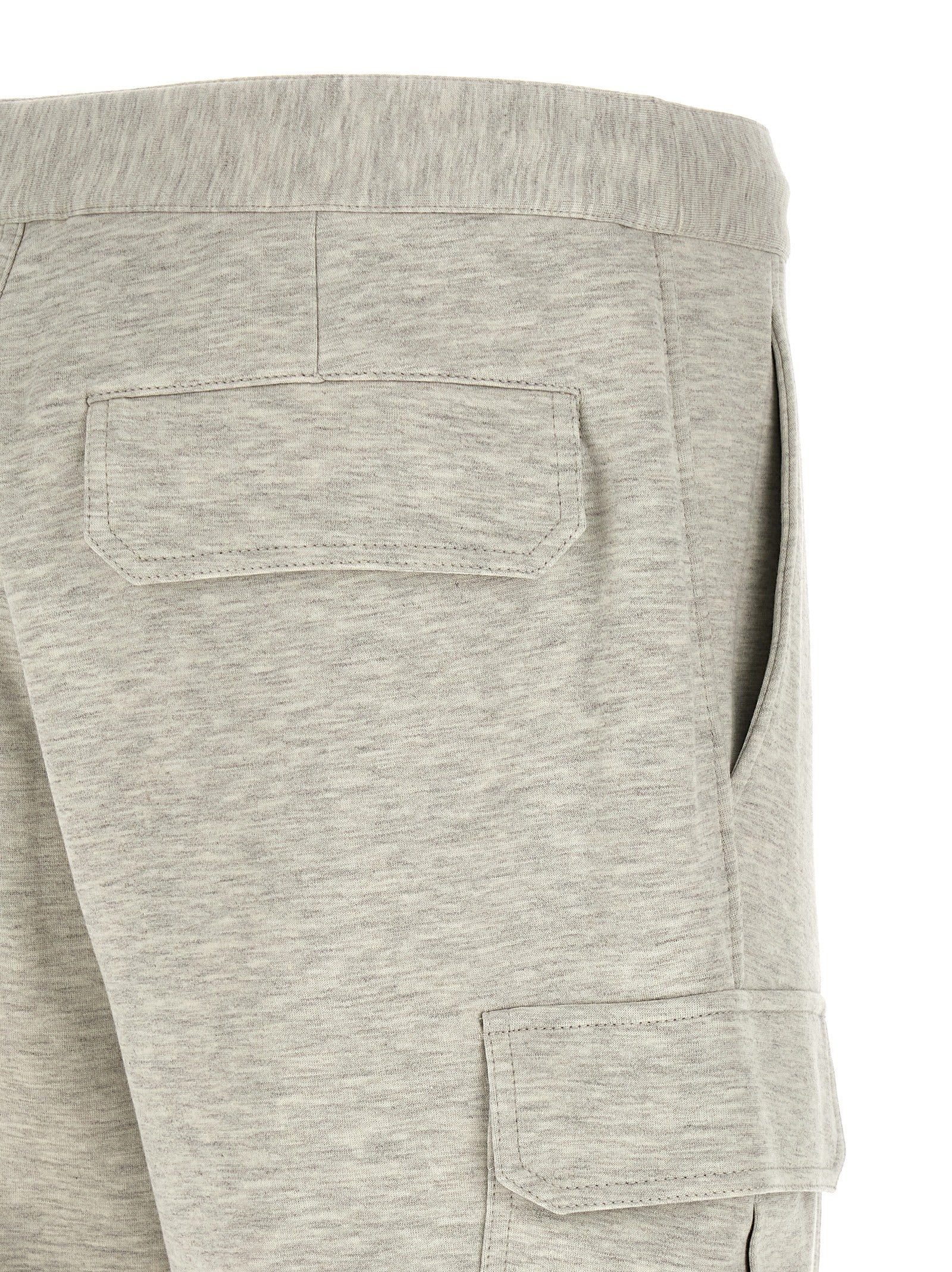 Brunello Cucinelli Gray Cotton Bermuda Shorts Brunello Cucinelli