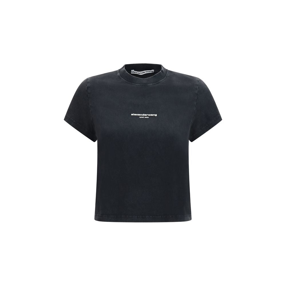 Alexander Wang Gray Cotton T-Shirt Alexander Wang