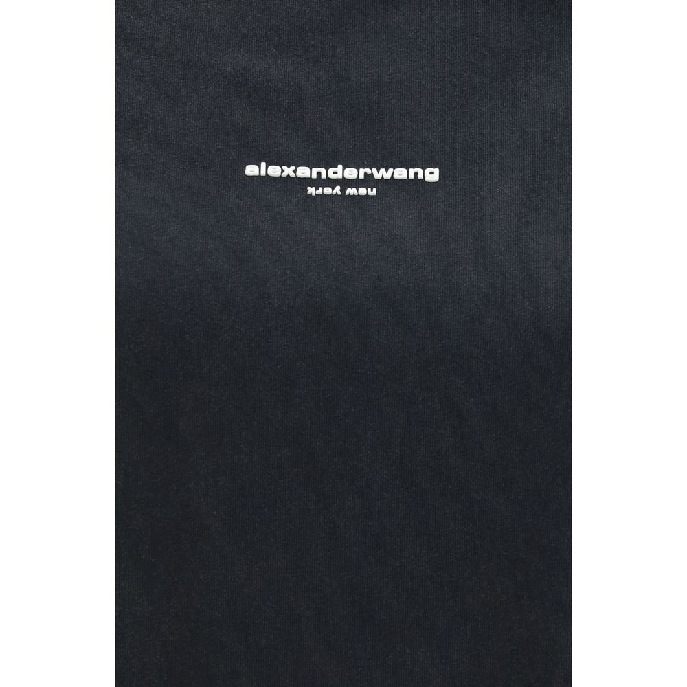Alexander Wang Gray Cotton T-Shirt Alexander Wang