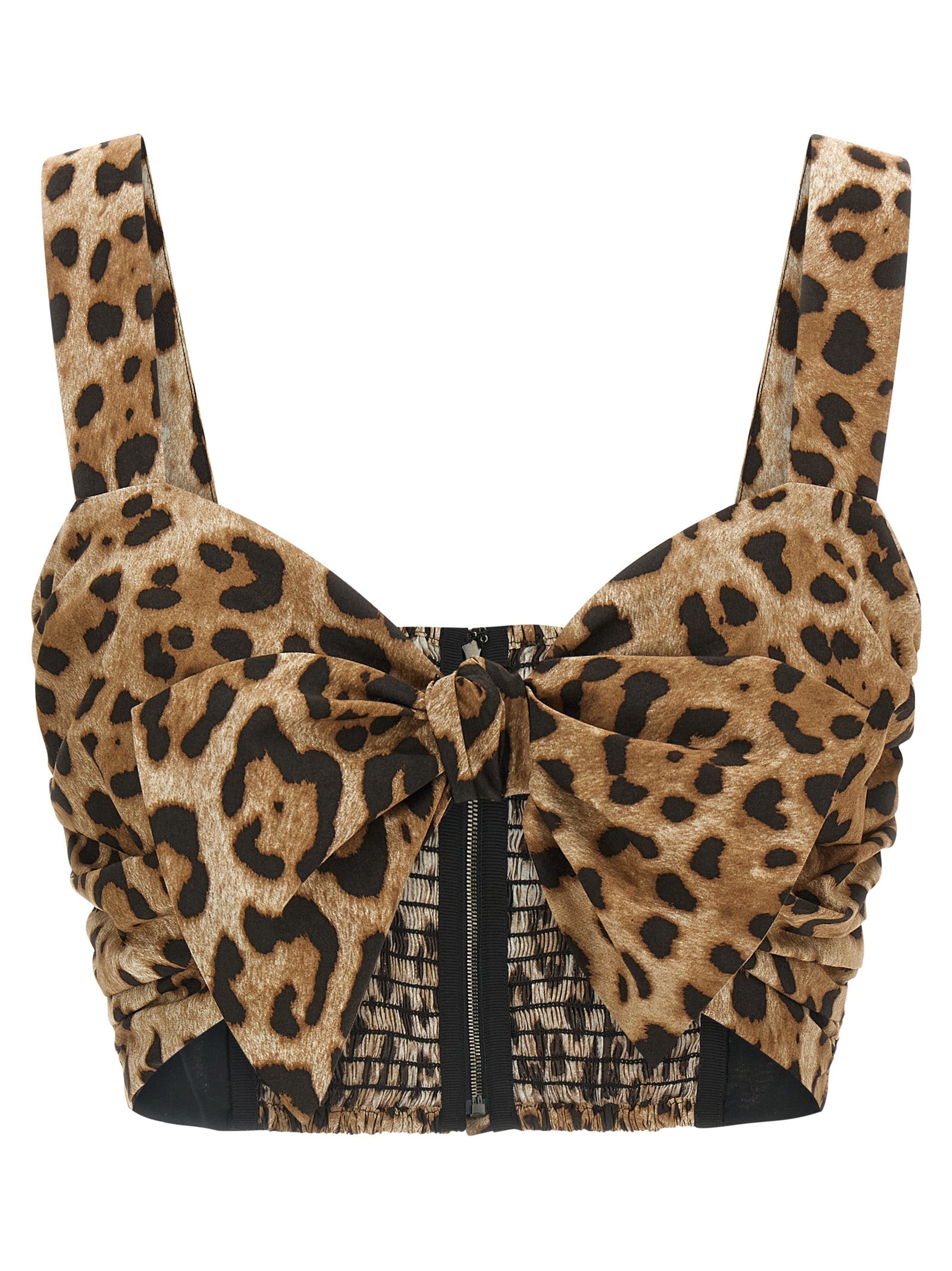 Dolce & Gabbana Brown Cotton Blouse Dolce & Gabbana