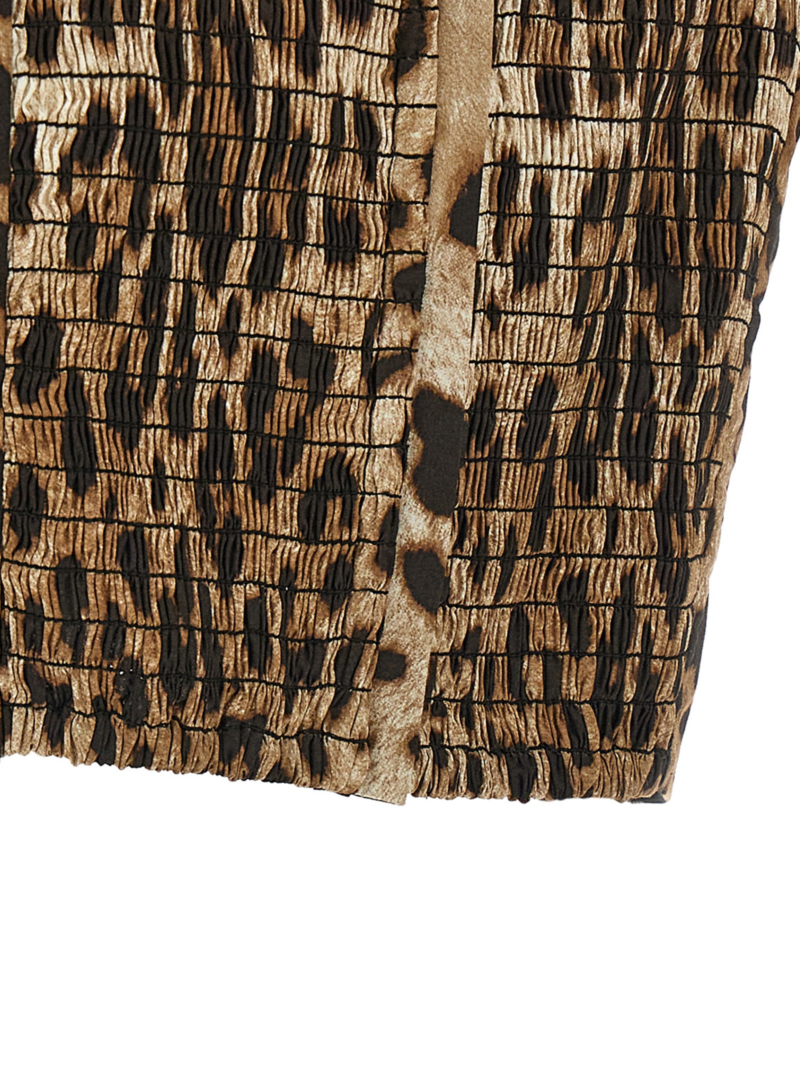 Dolce & Gabbana Brown Cotton Blouse Dolce & Gabbana