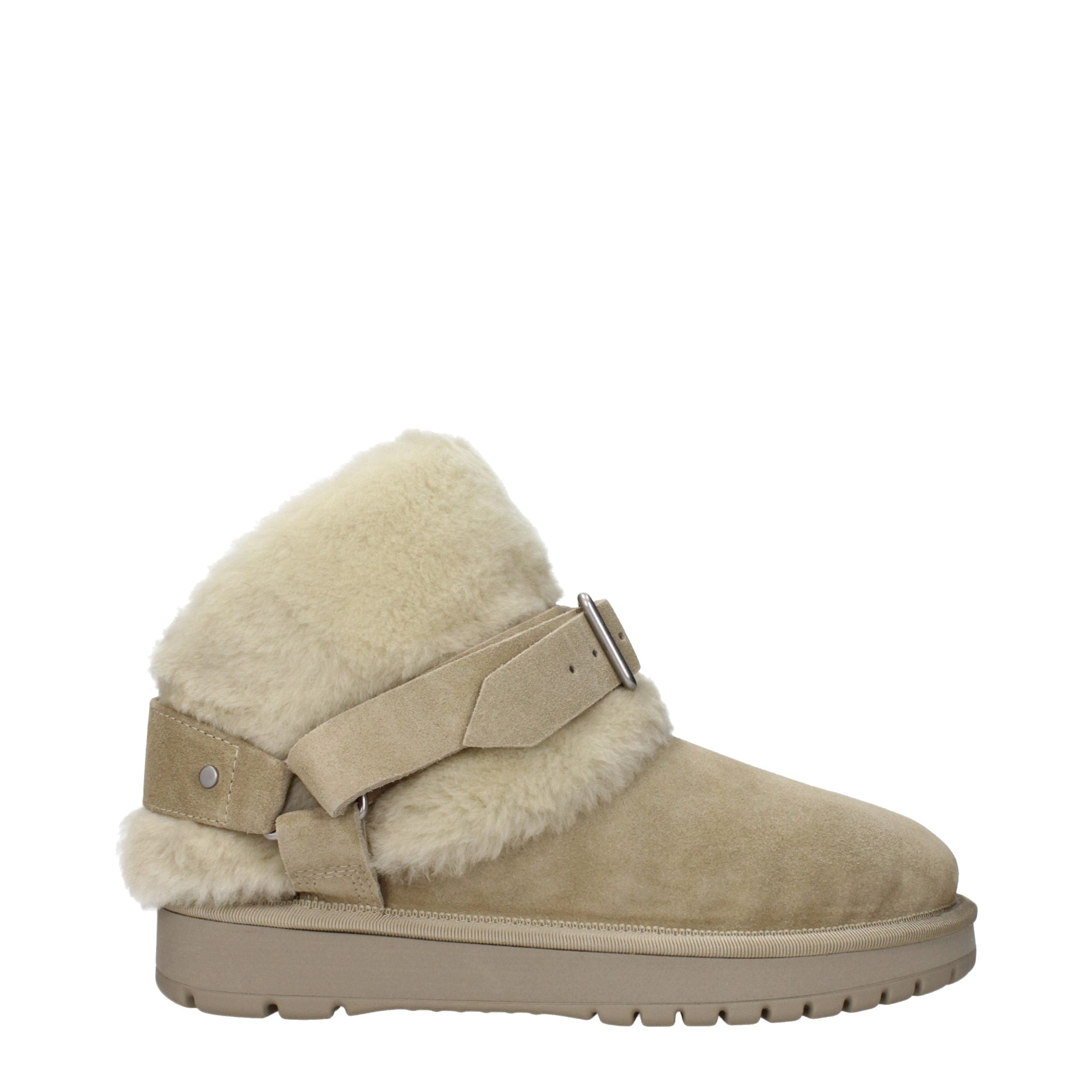Burberry Green Leather Ankle Boots Burberry