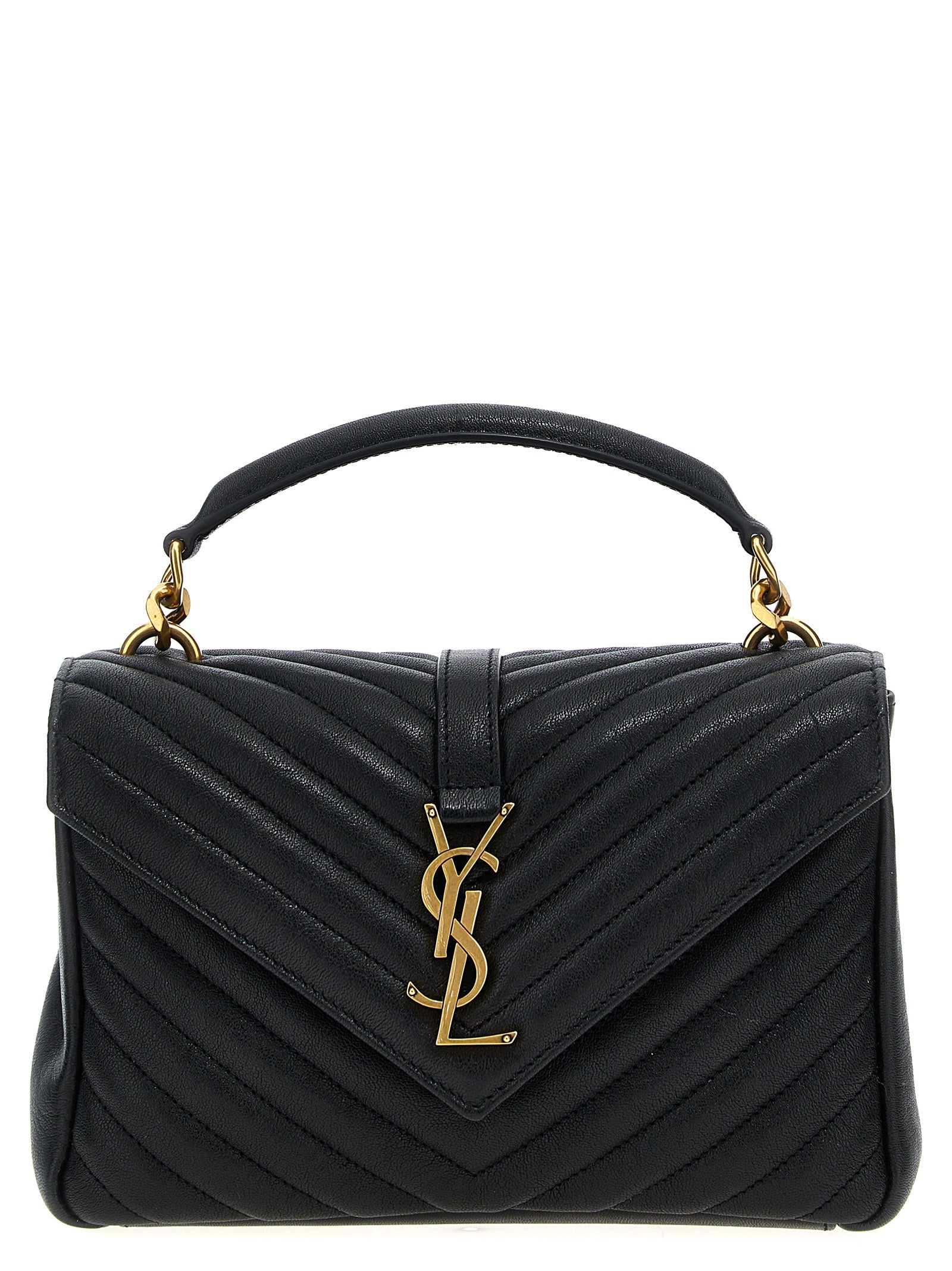 Saint Laurent Black Calfskin Crossbody Bag Saint Laurent
