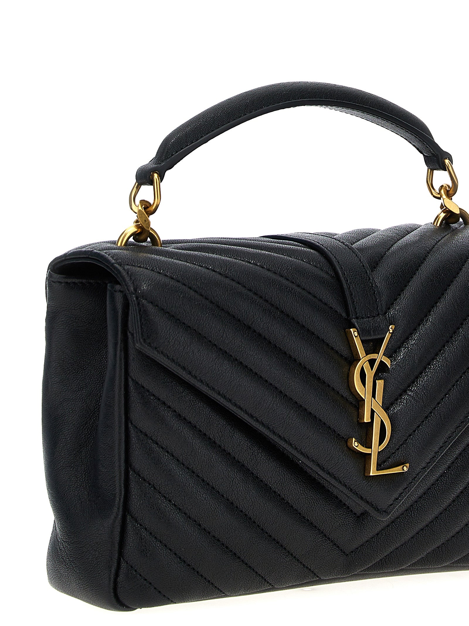 Saint Laurent Black Calfskin Crossbody Bag Saint Laurent