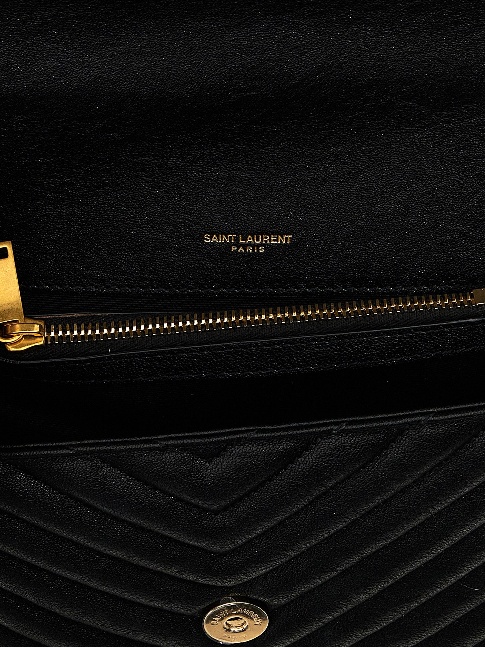 Saint Laurent Black Calfskin Crossbody Bag Saint Laurent