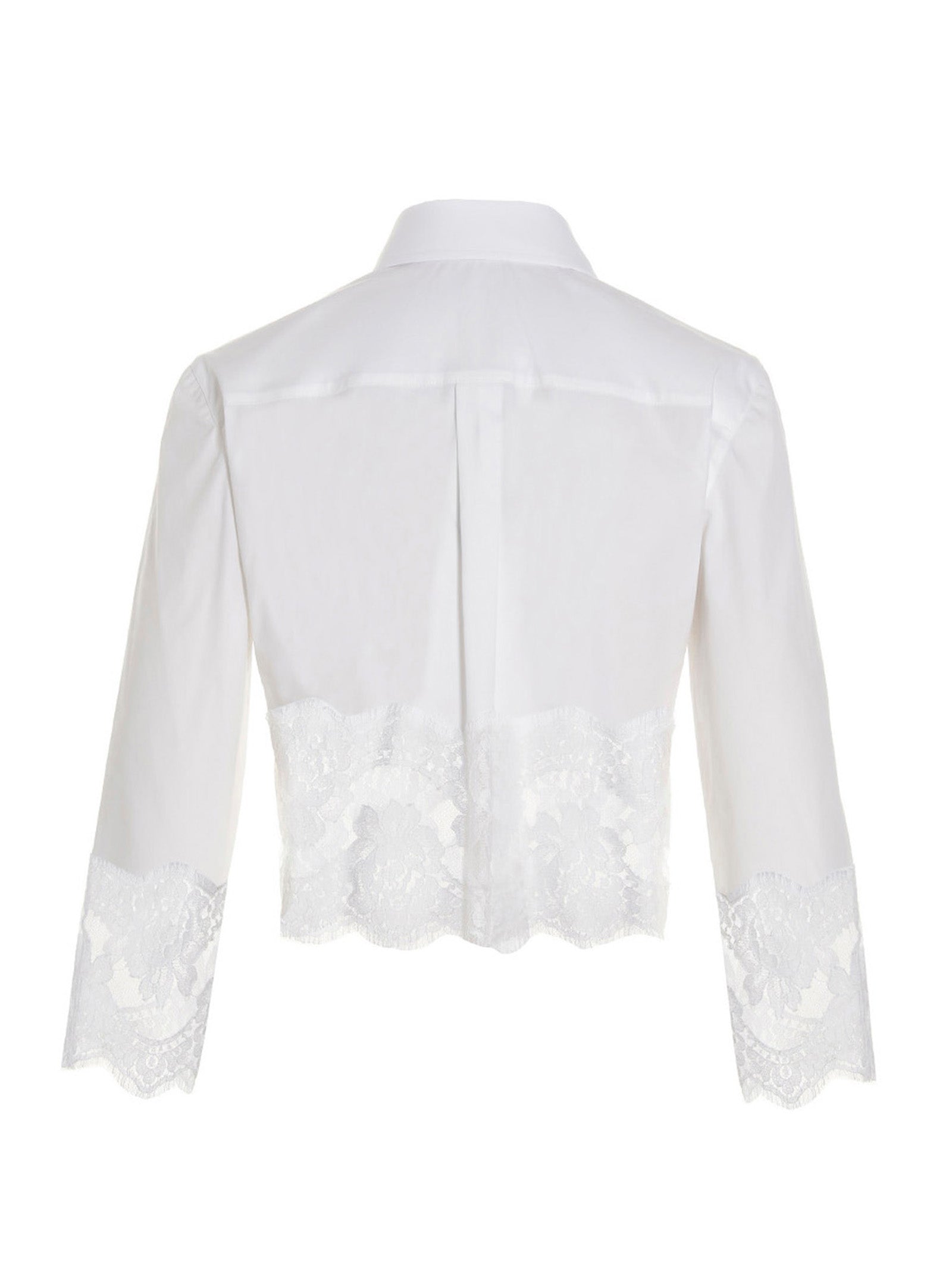 Dolce & Gabbana White Cotton Blouse Dolce & Gabbana