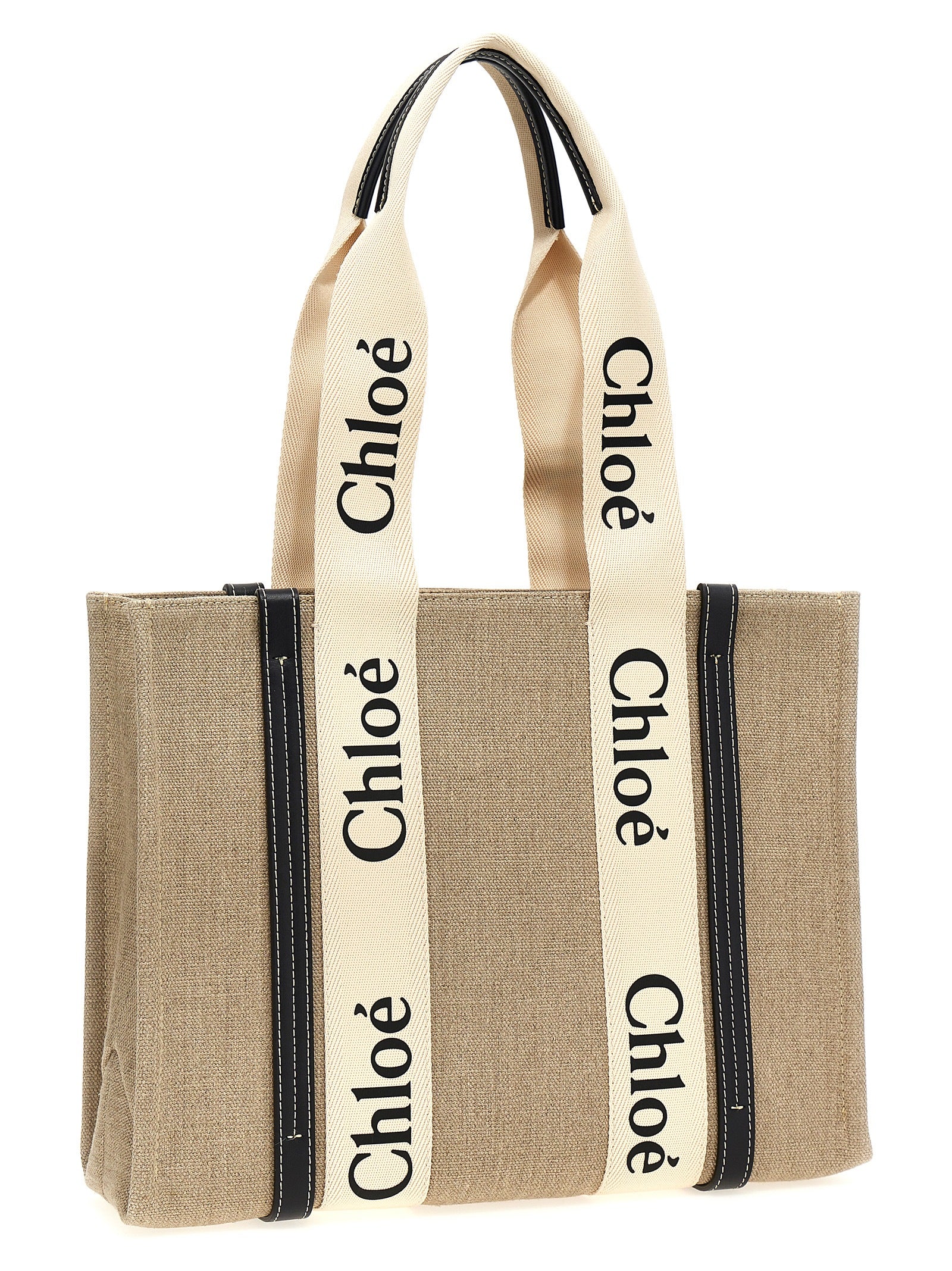 Chloé Beige Calfskin Tote Bag Chloé