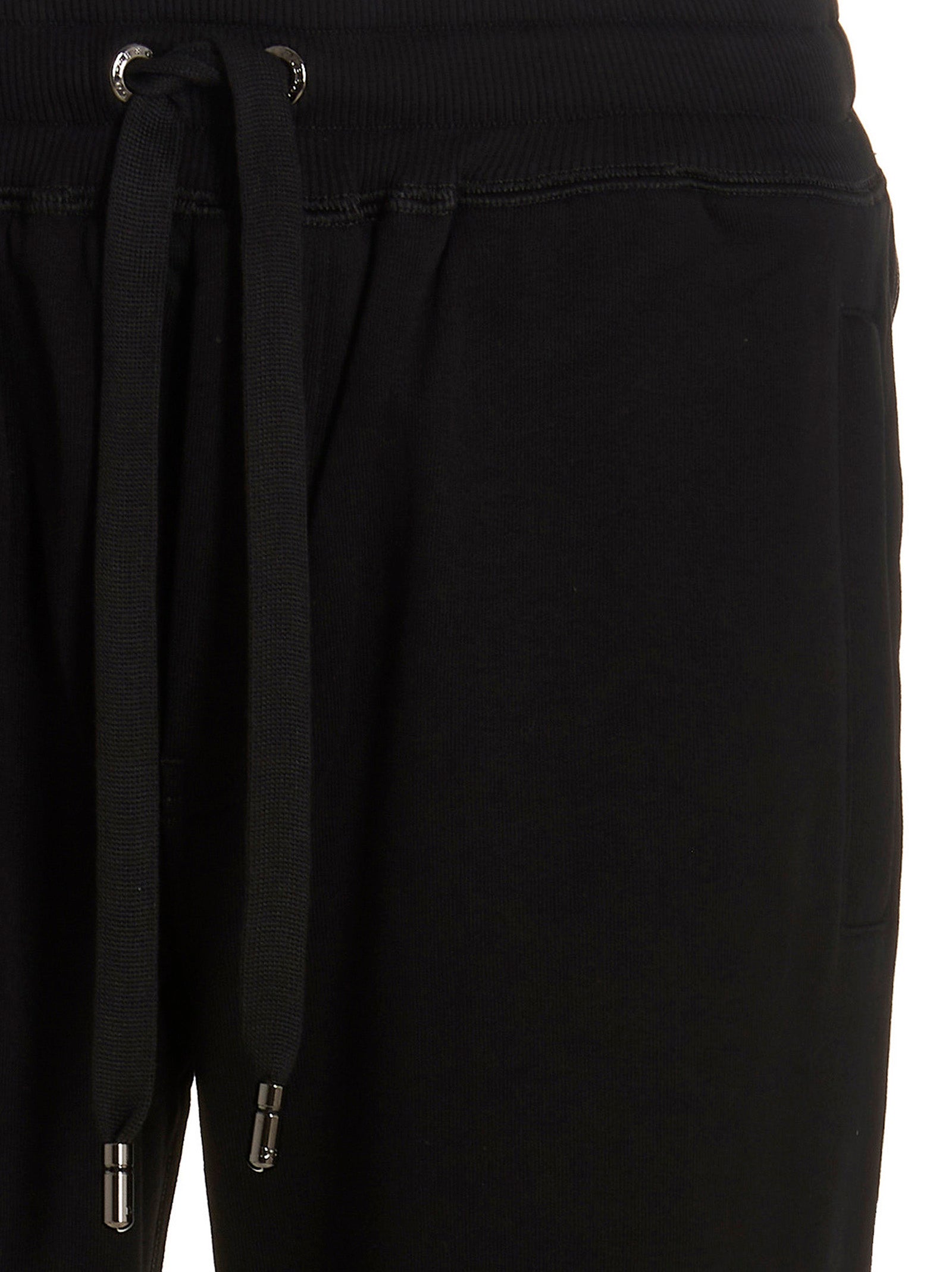 Dolce & Gabbana Black Cotton Joggers (Workout Pants) Dolce & Gabbana