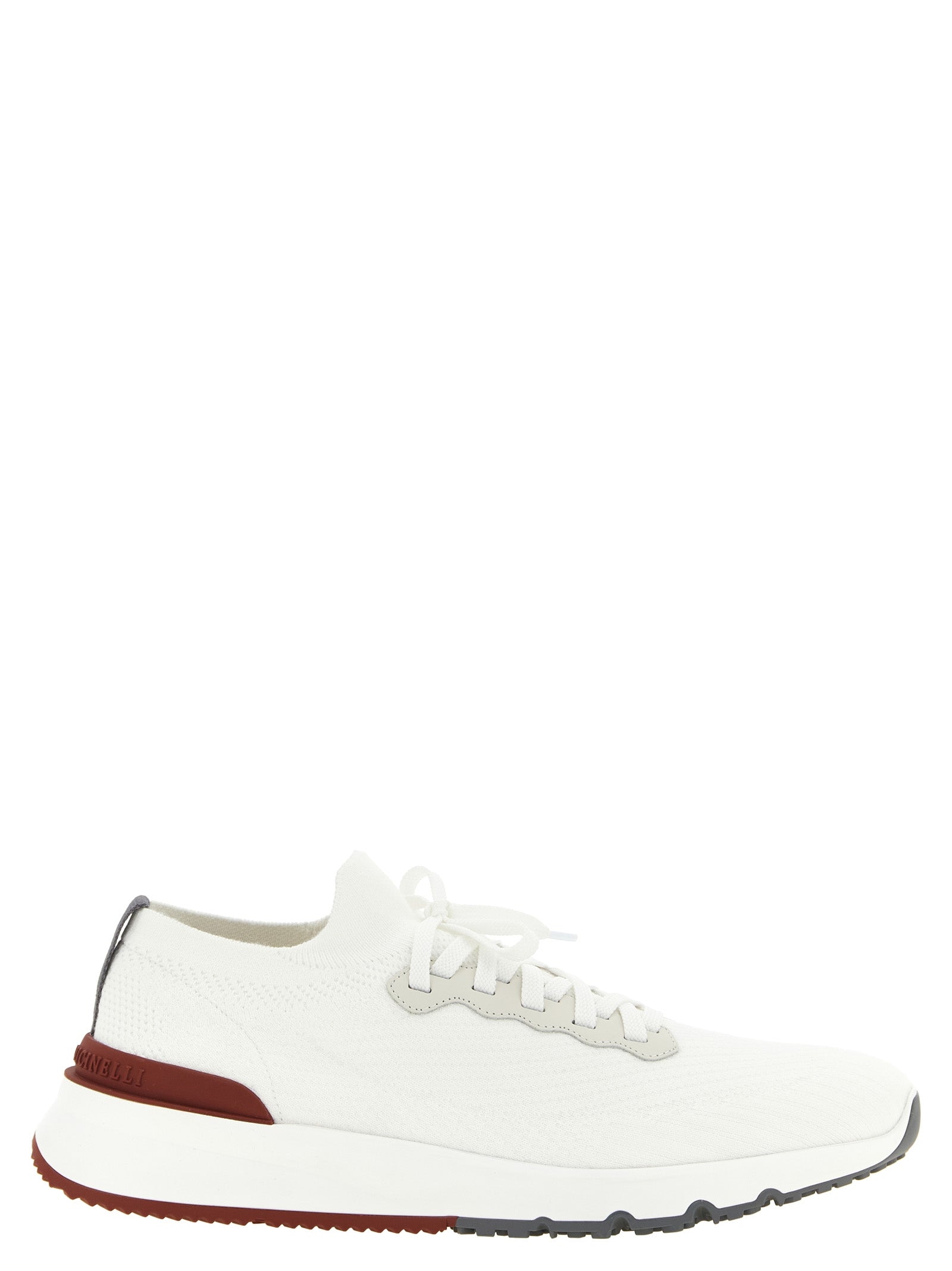 Brunello Cucinelli White Polyethylene Athletic Sneakers Brunello Cucinelli