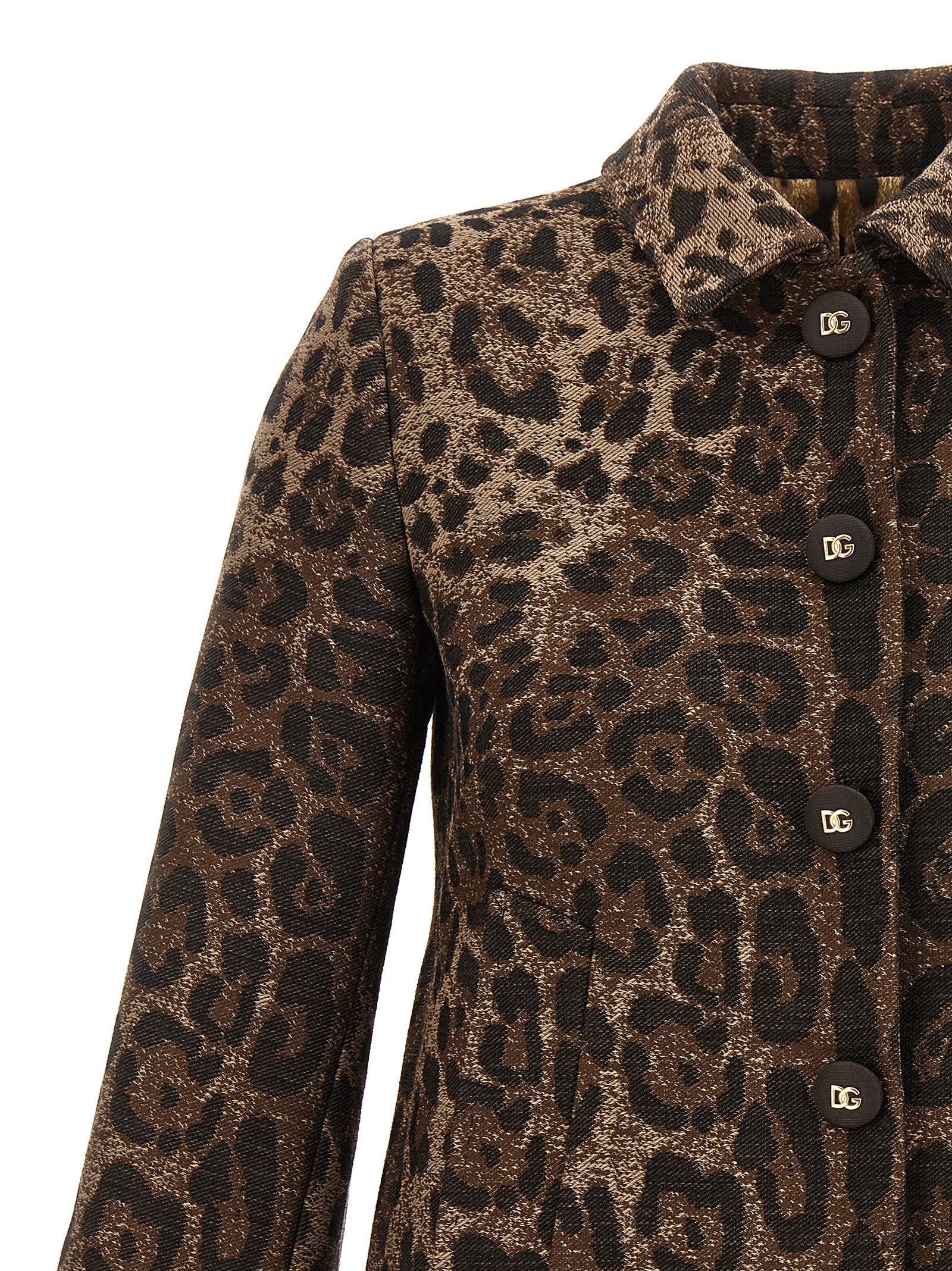 Dolce & Gabbana Brown Virgin Wool Blazer Dolce & Gabbana