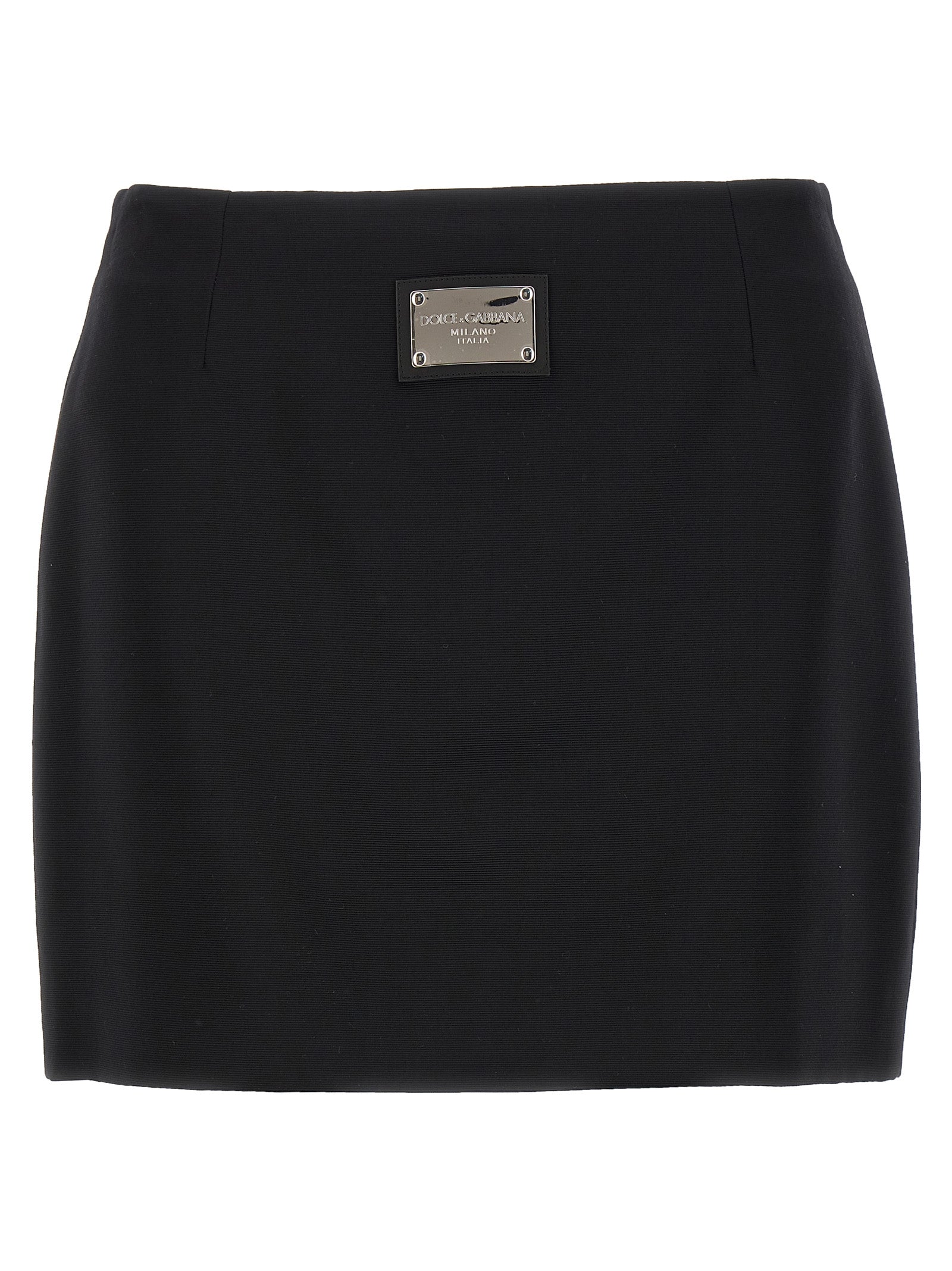 Dolce & Gabbana Black Viscose Long Skirt Dolce & Gabbana