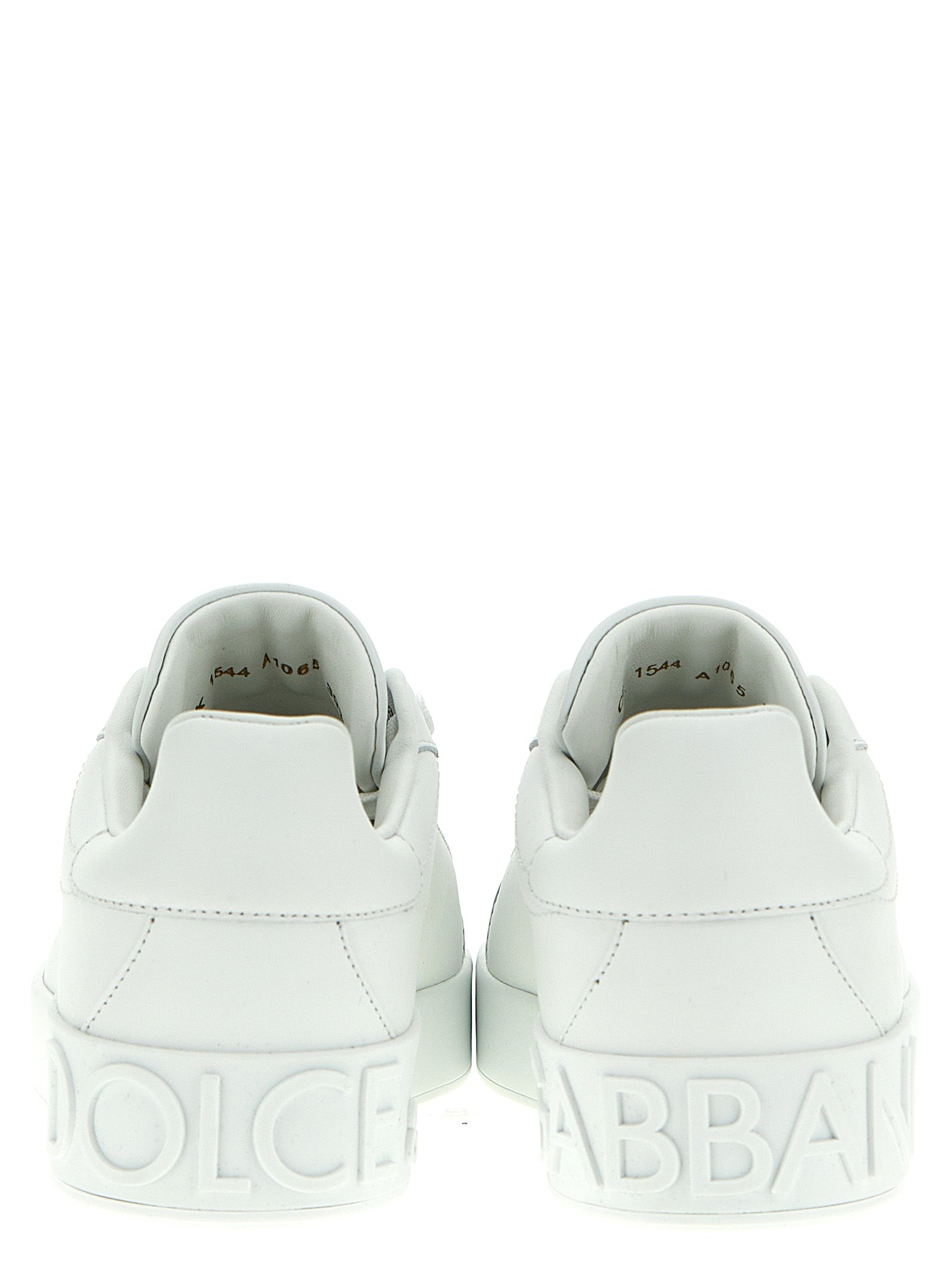 Dolce & Gabbana White Calfskin Low Top Sneakers Dolce & Gabbana