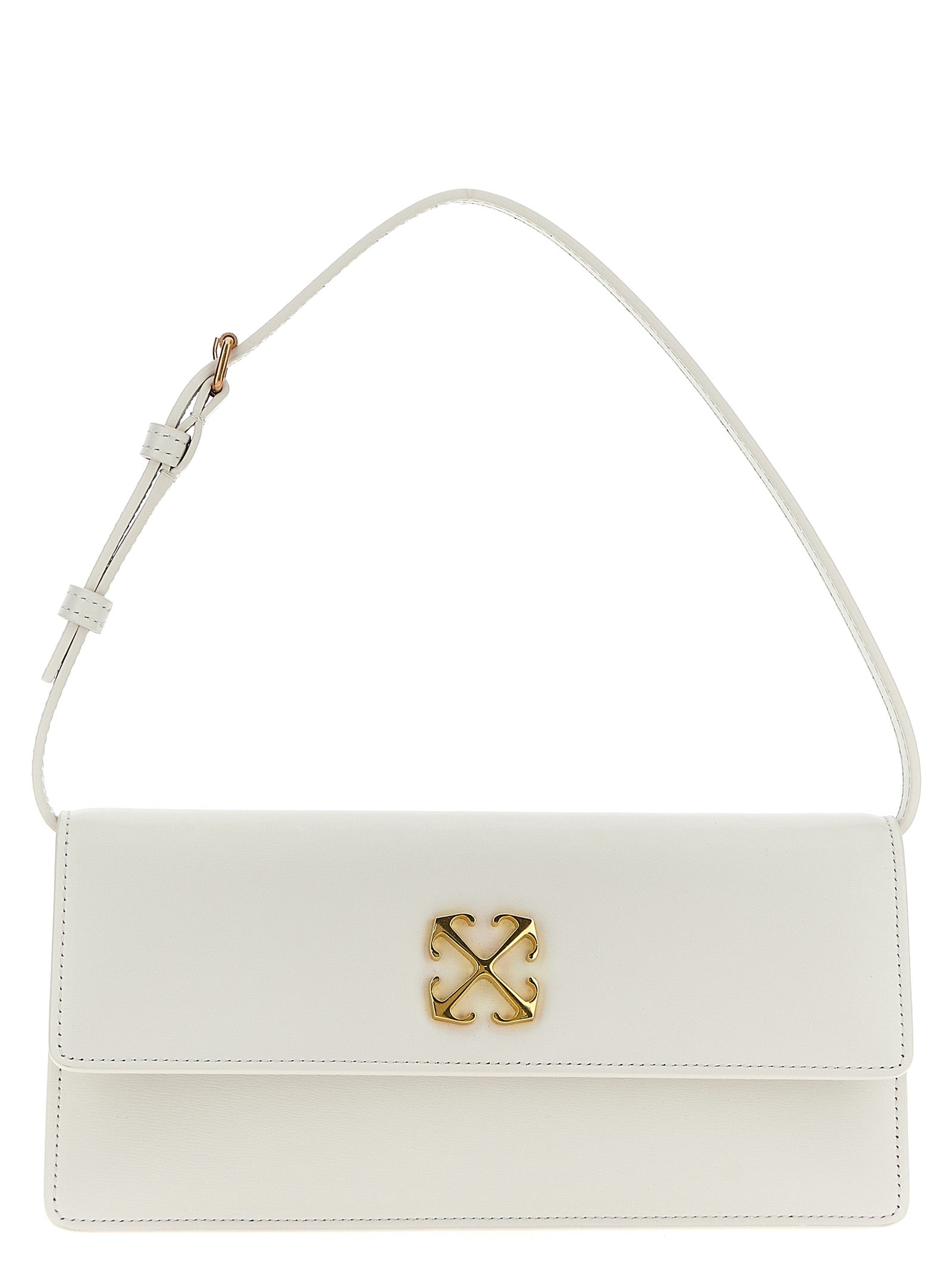 Off-White White Calfskin Shoulder Bag Off-White