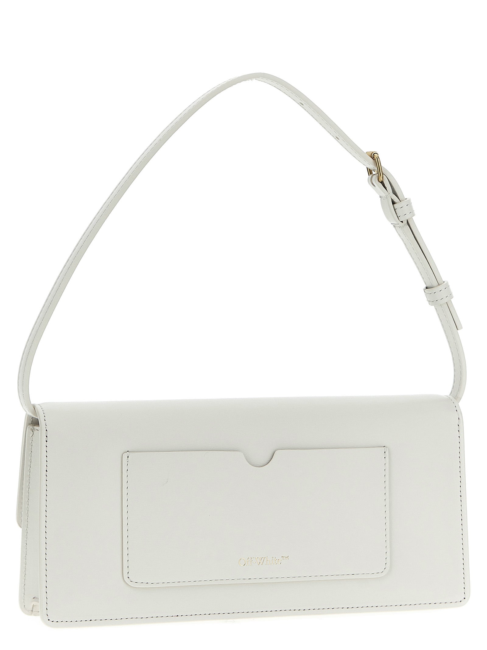 Off-White White Calfskin Shoulder Bag Off-White