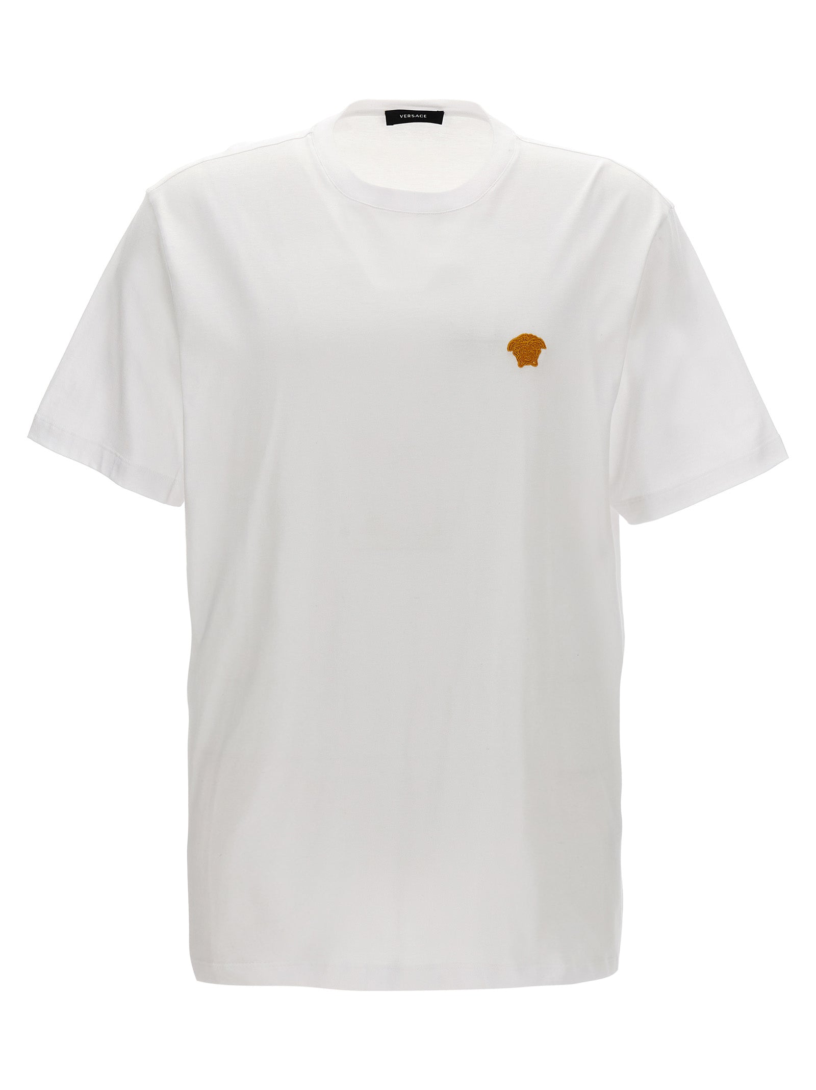 Versace White Cotton T-Shirt Versace
