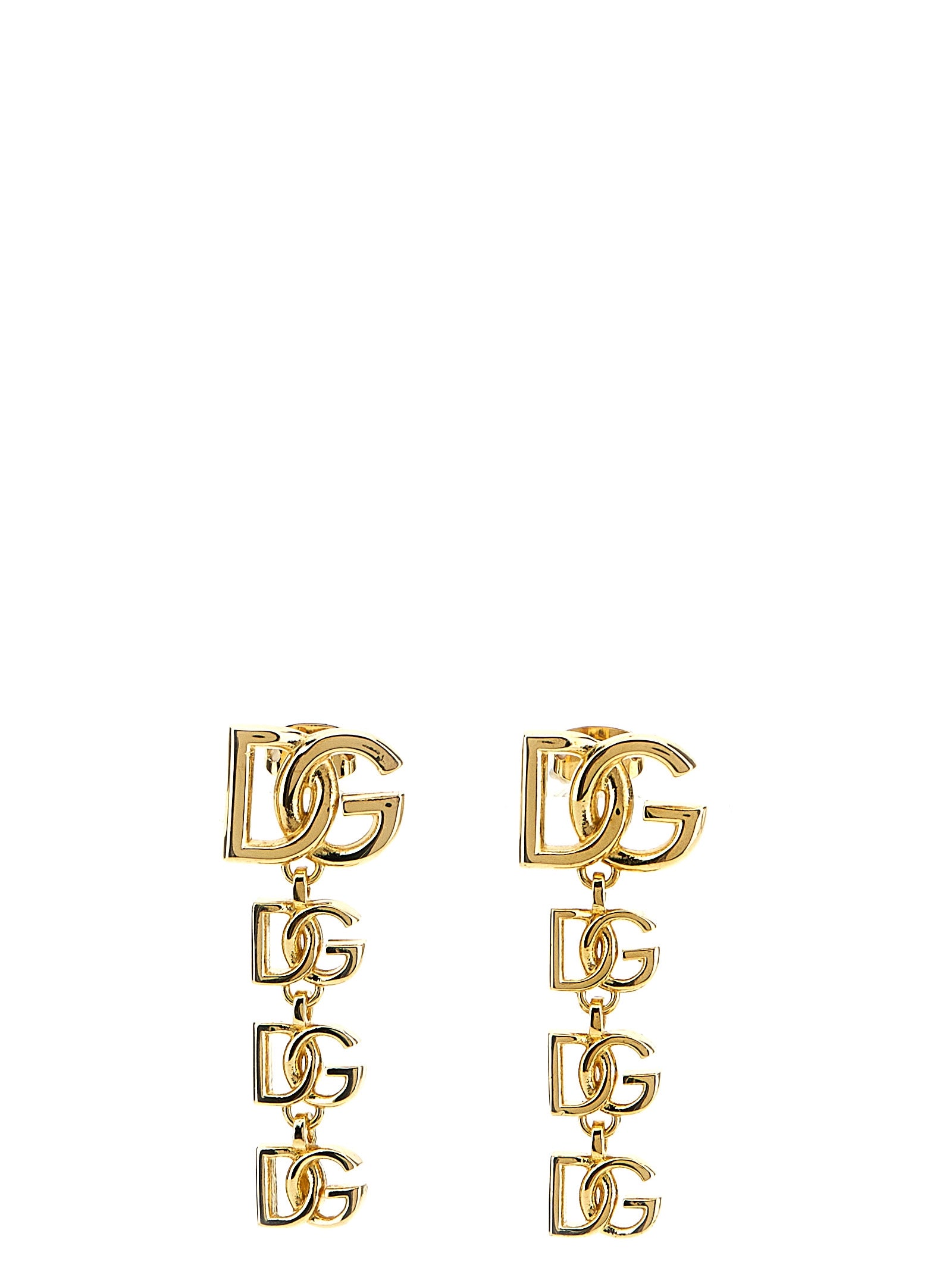 Dolce & Gabbana Gold Brass Earrings Dolce & Gabbana