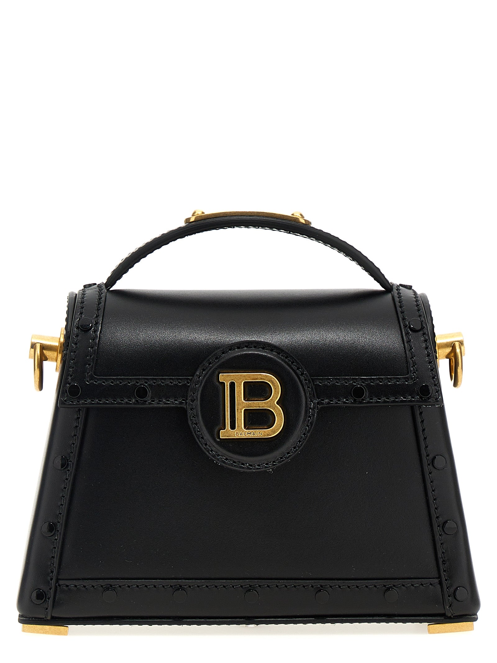 Balmain Black Calfskin Handbag Balmain