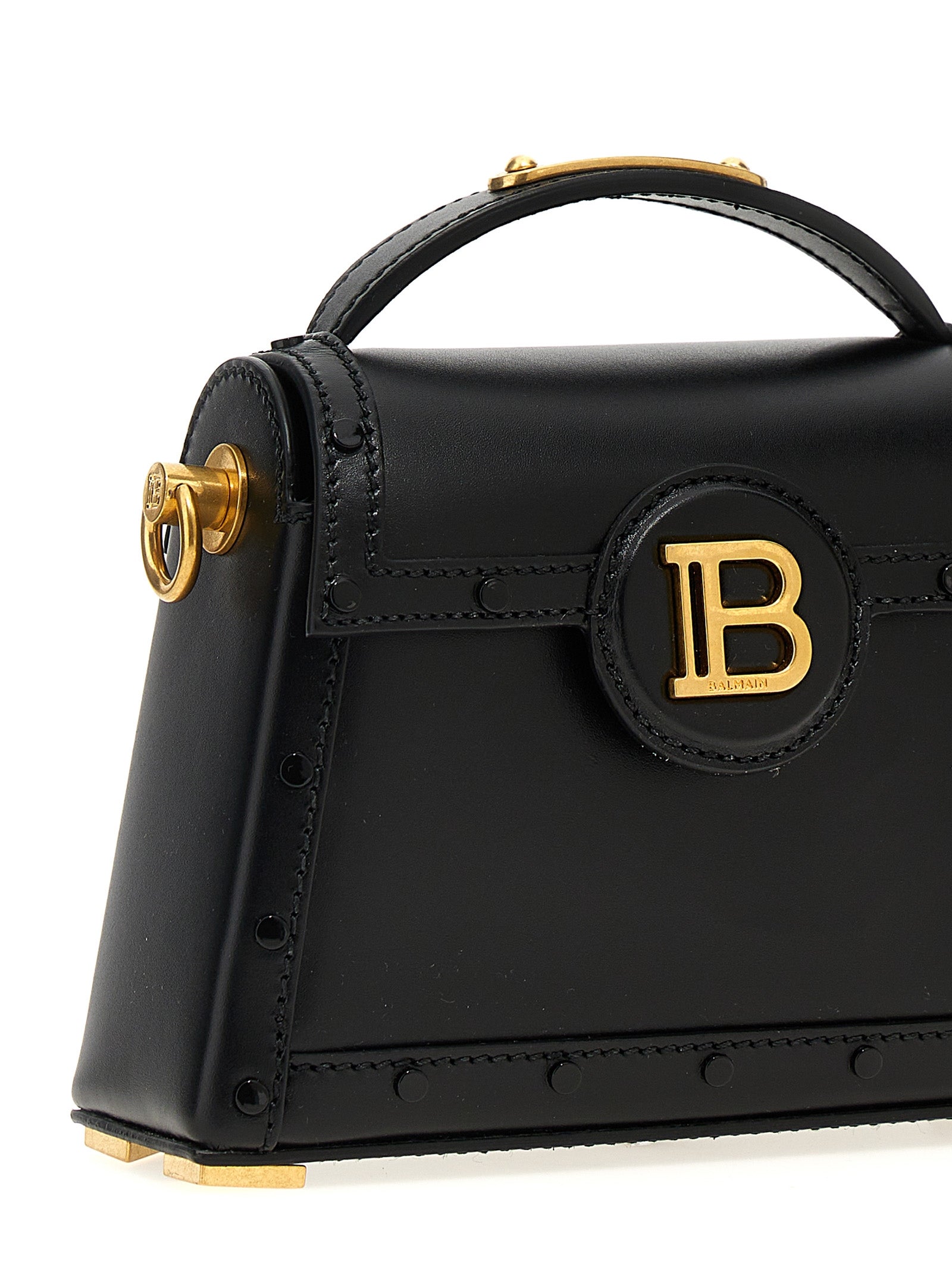 Balmain Black Calfskin Handbag Balmain