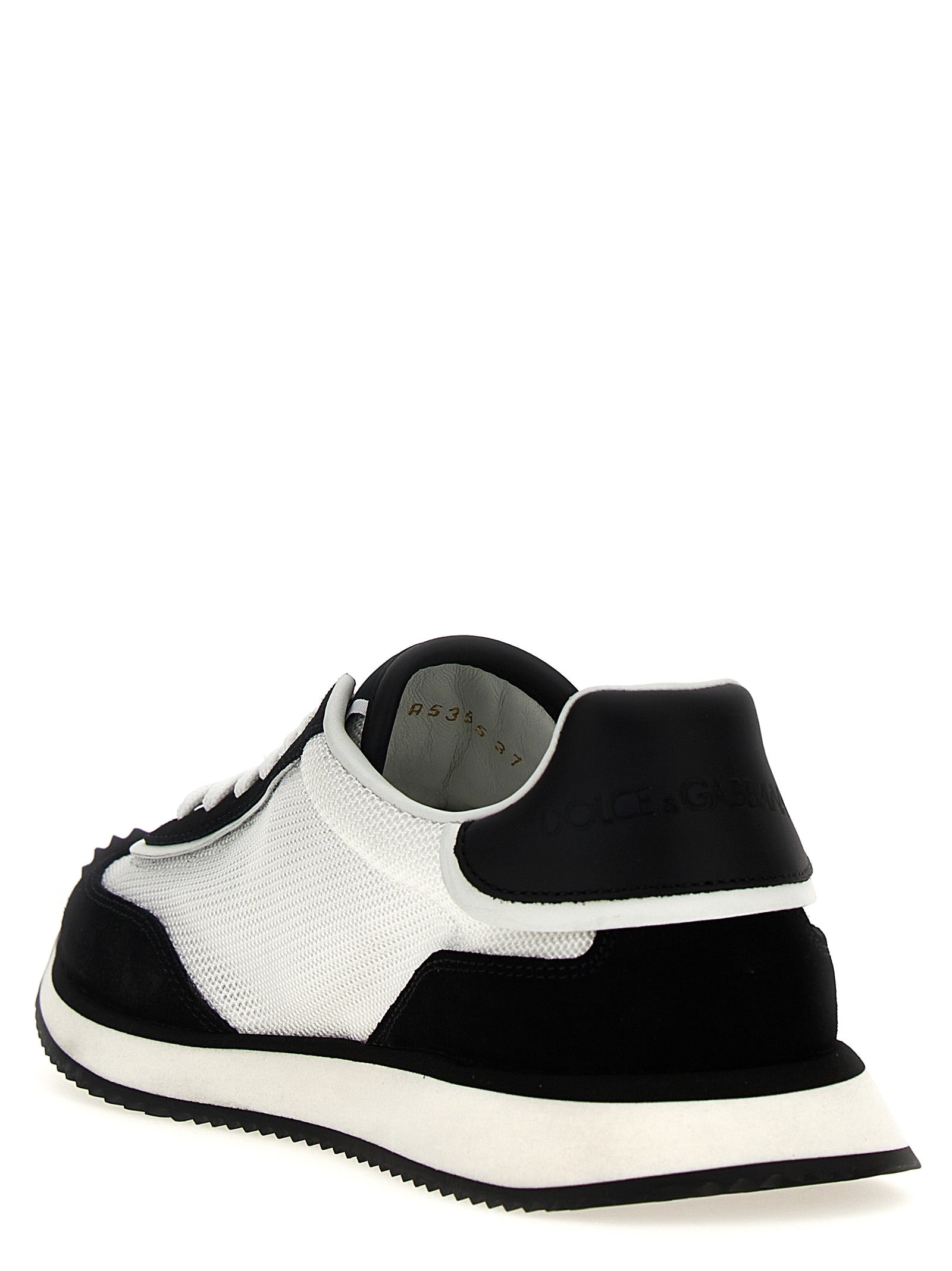 Dolce & Gabbana Bicolor Calfskin Athletic Sneakers Dolce & Gabbana