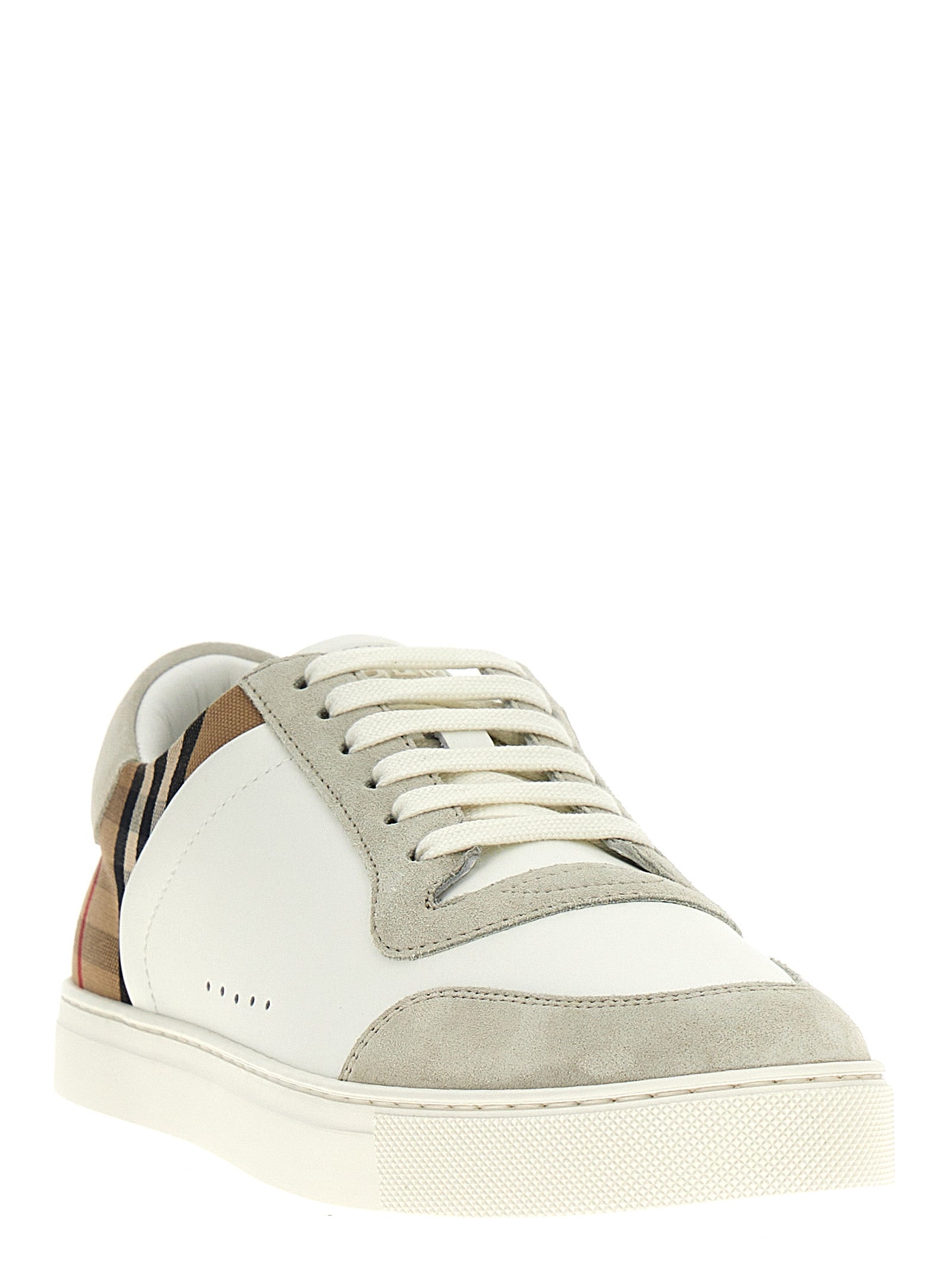 Burberry Multicolor Leather Low Top Sneakers Burberry