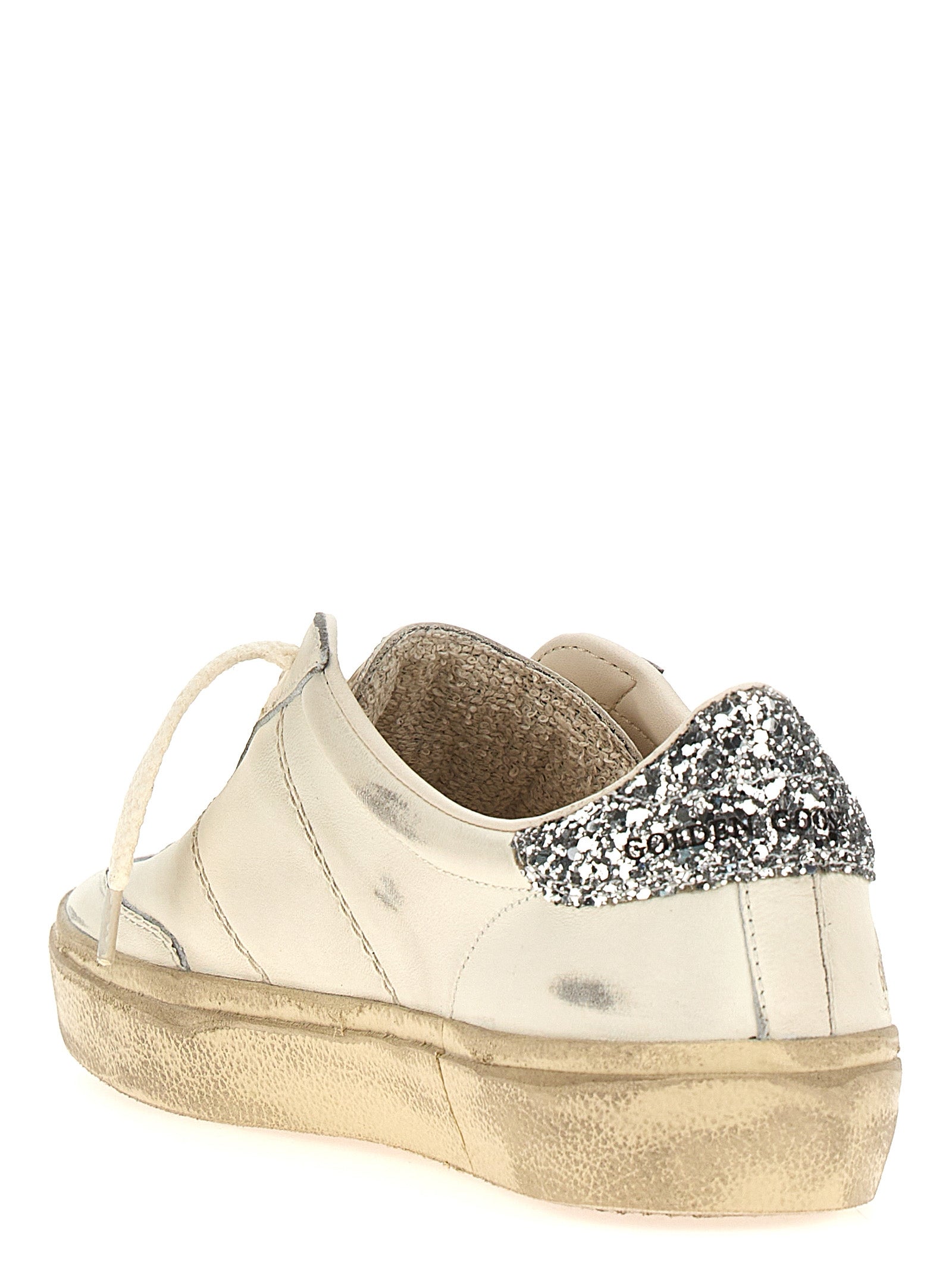 Golden Goose White Lamb Leather Low Top Sneakers Golden Goose